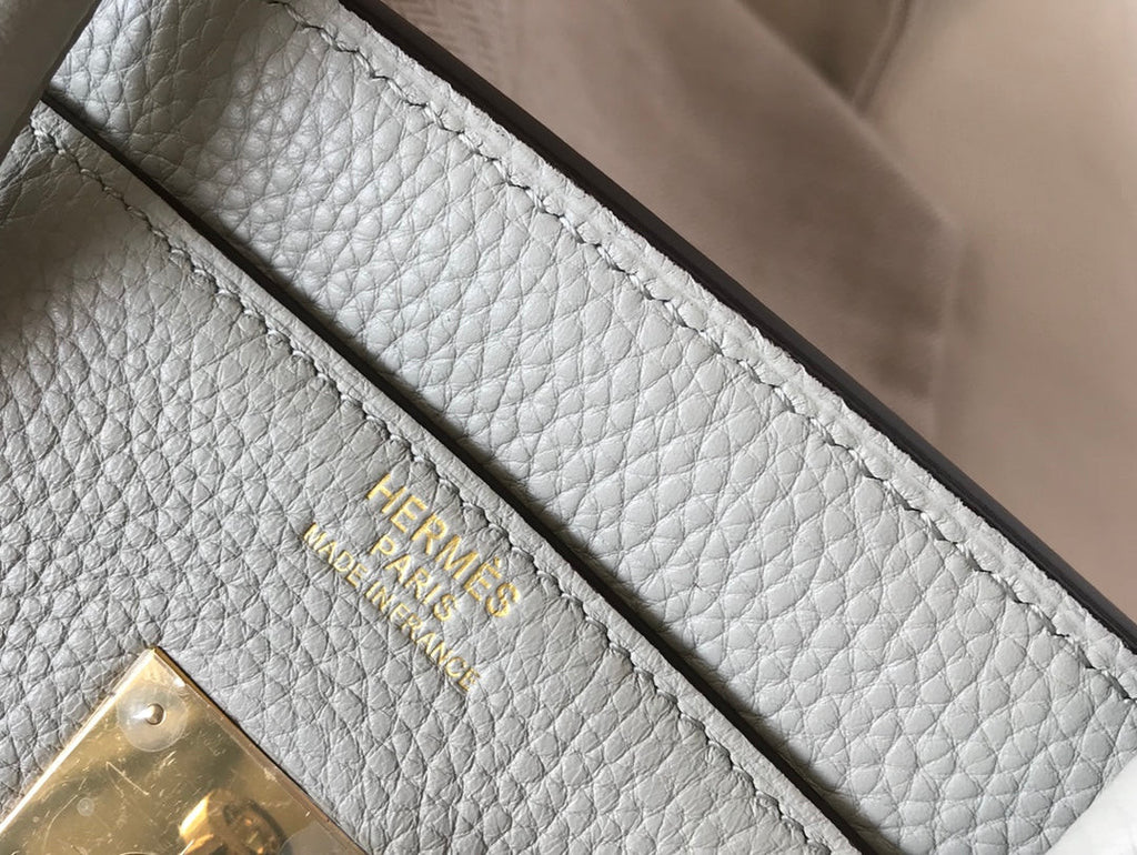 Hermes Birkin din piele Beton Clemence
