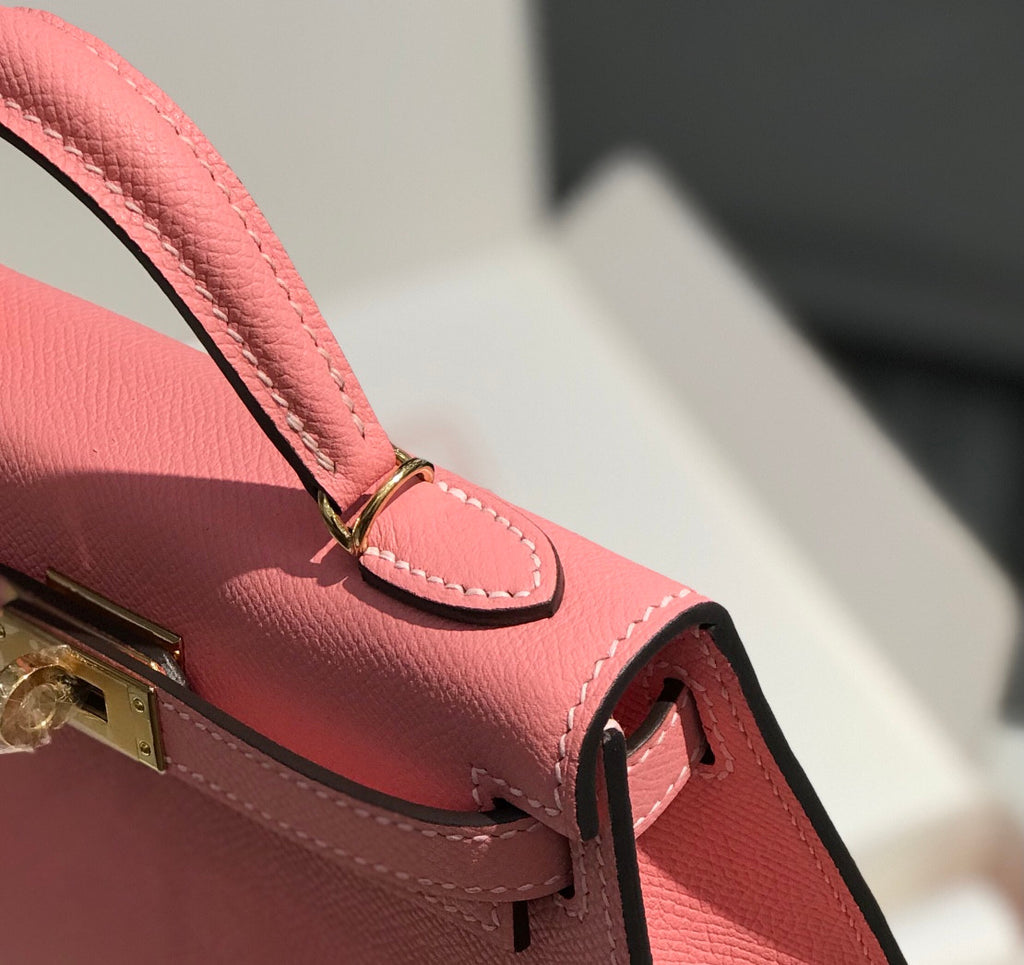 Hermes Kelly Mini în roz