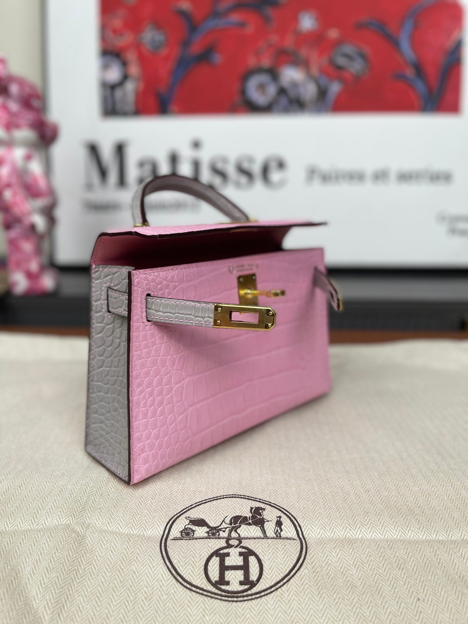 Hermes Kelly Mini pink