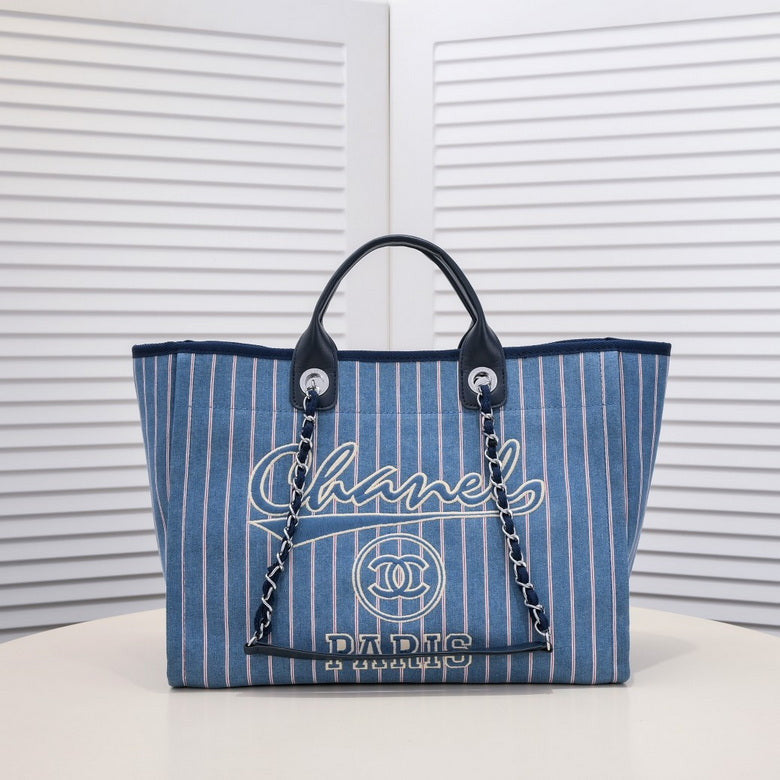 CC Denim Tote Bag