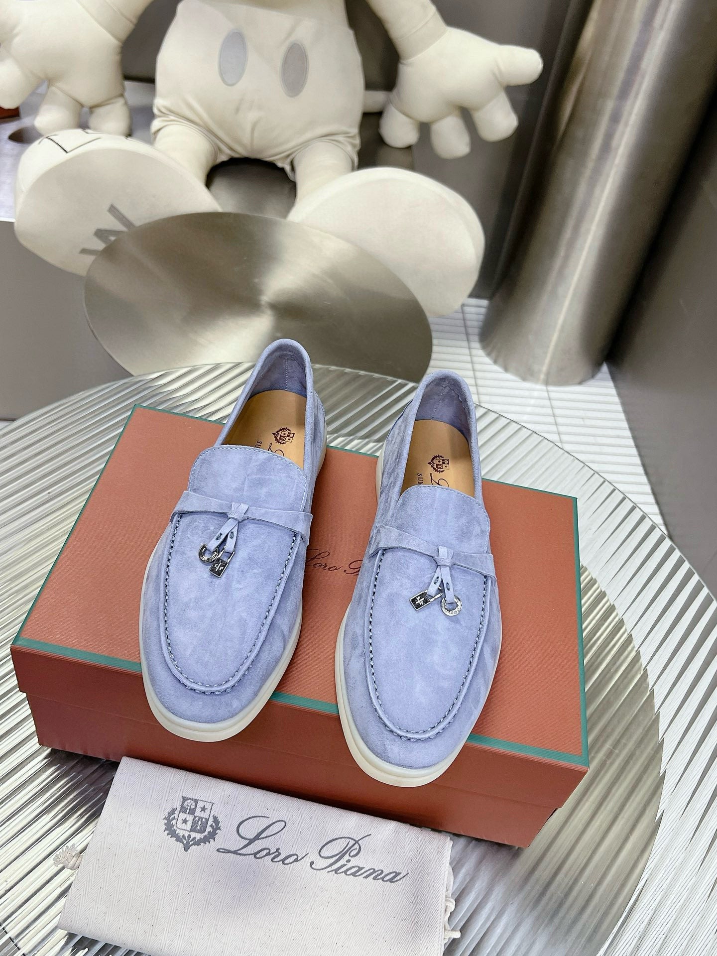 Loro Piana summer walk blue