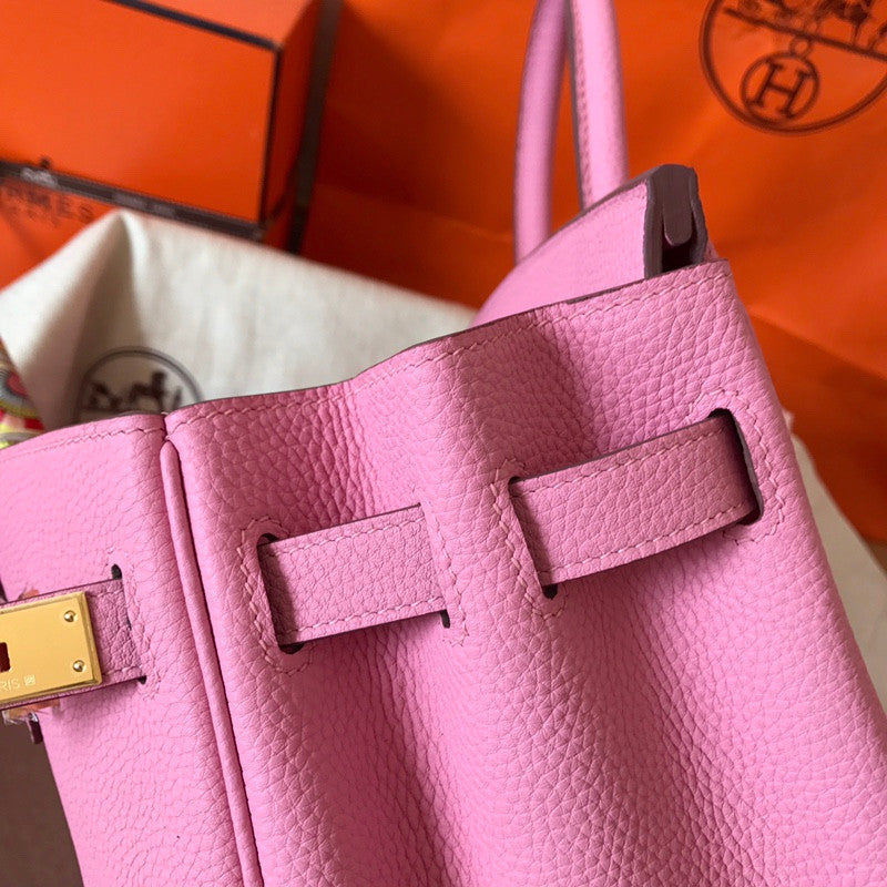 Hermes Birkin Barbie In Rose Confetti leather