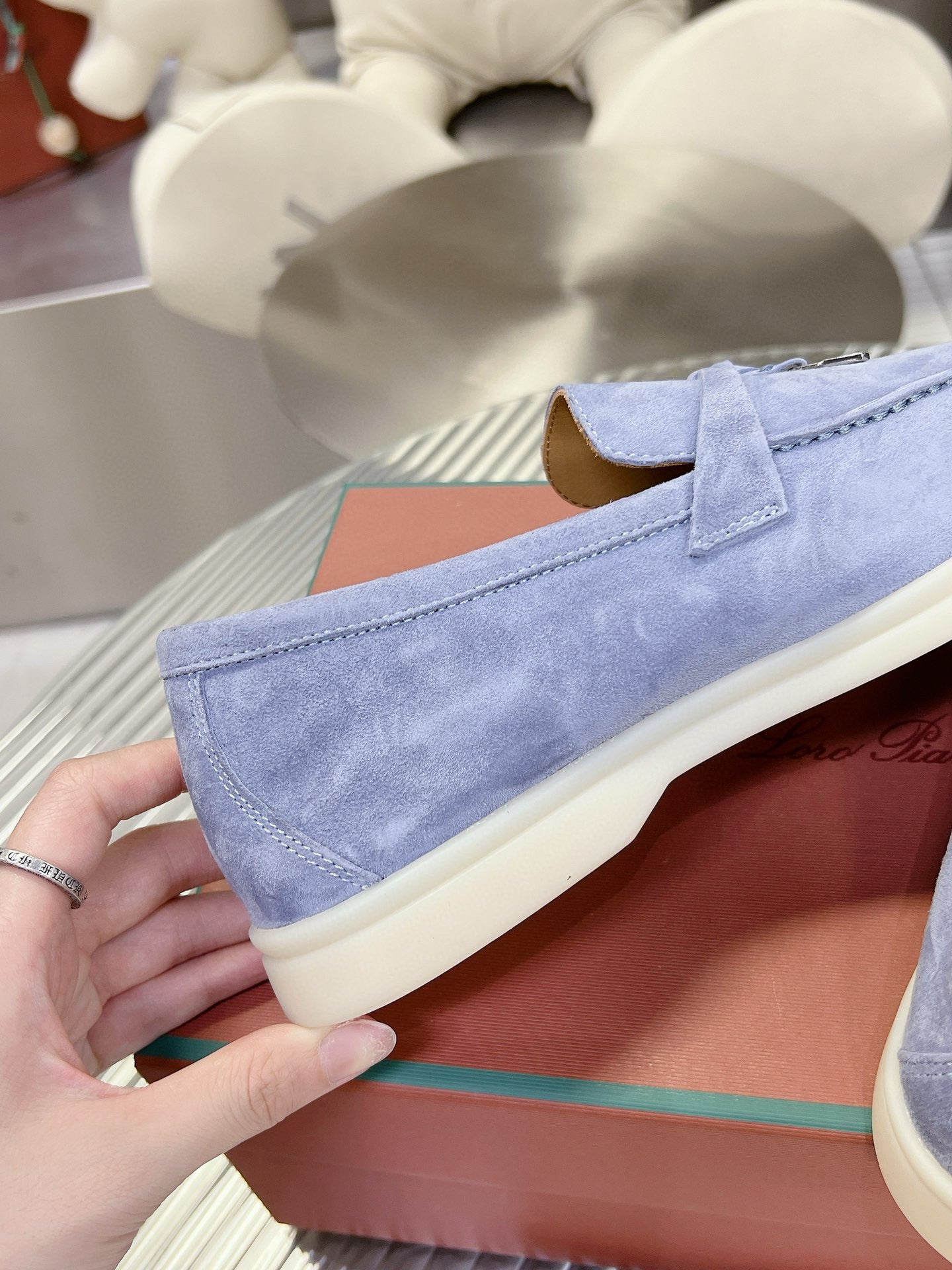 Loro Piana summer walk blue
