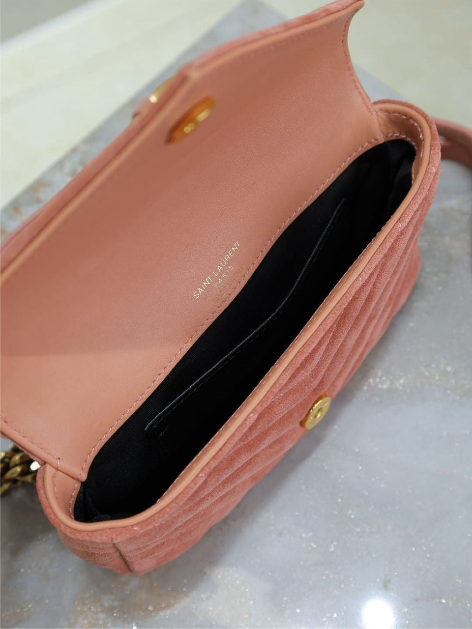 YSL Suede Purse