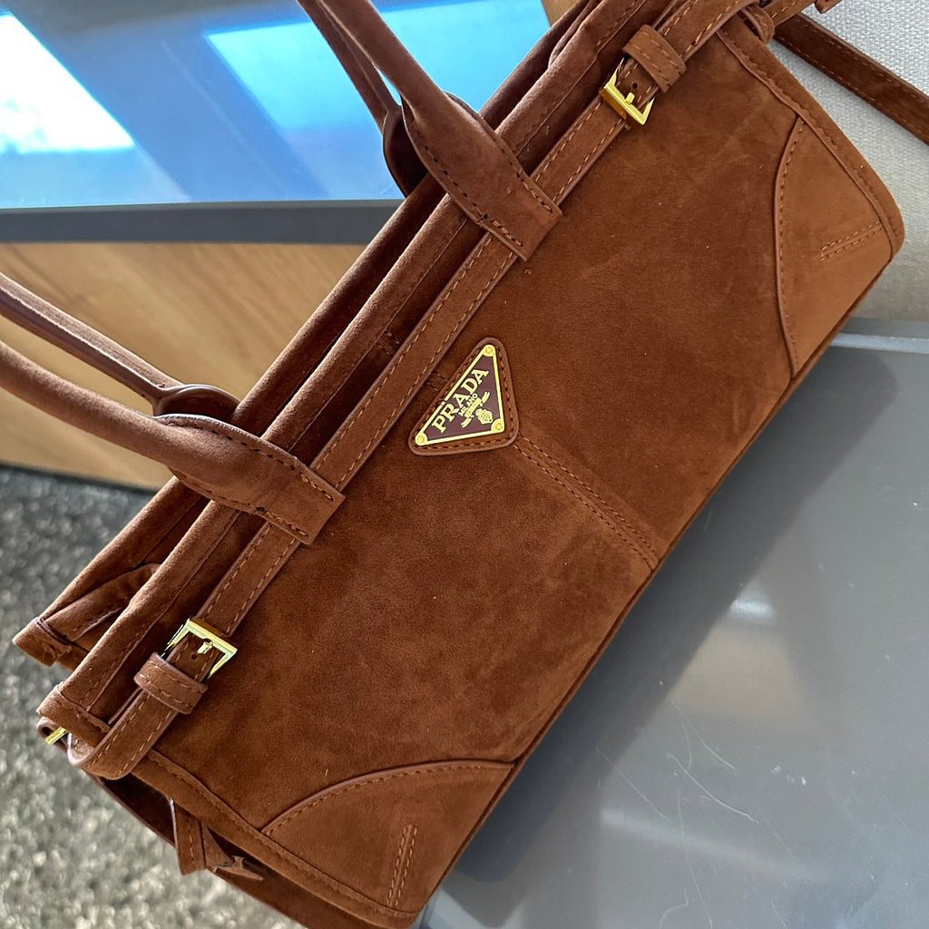 Prada Medium Suede Handbag