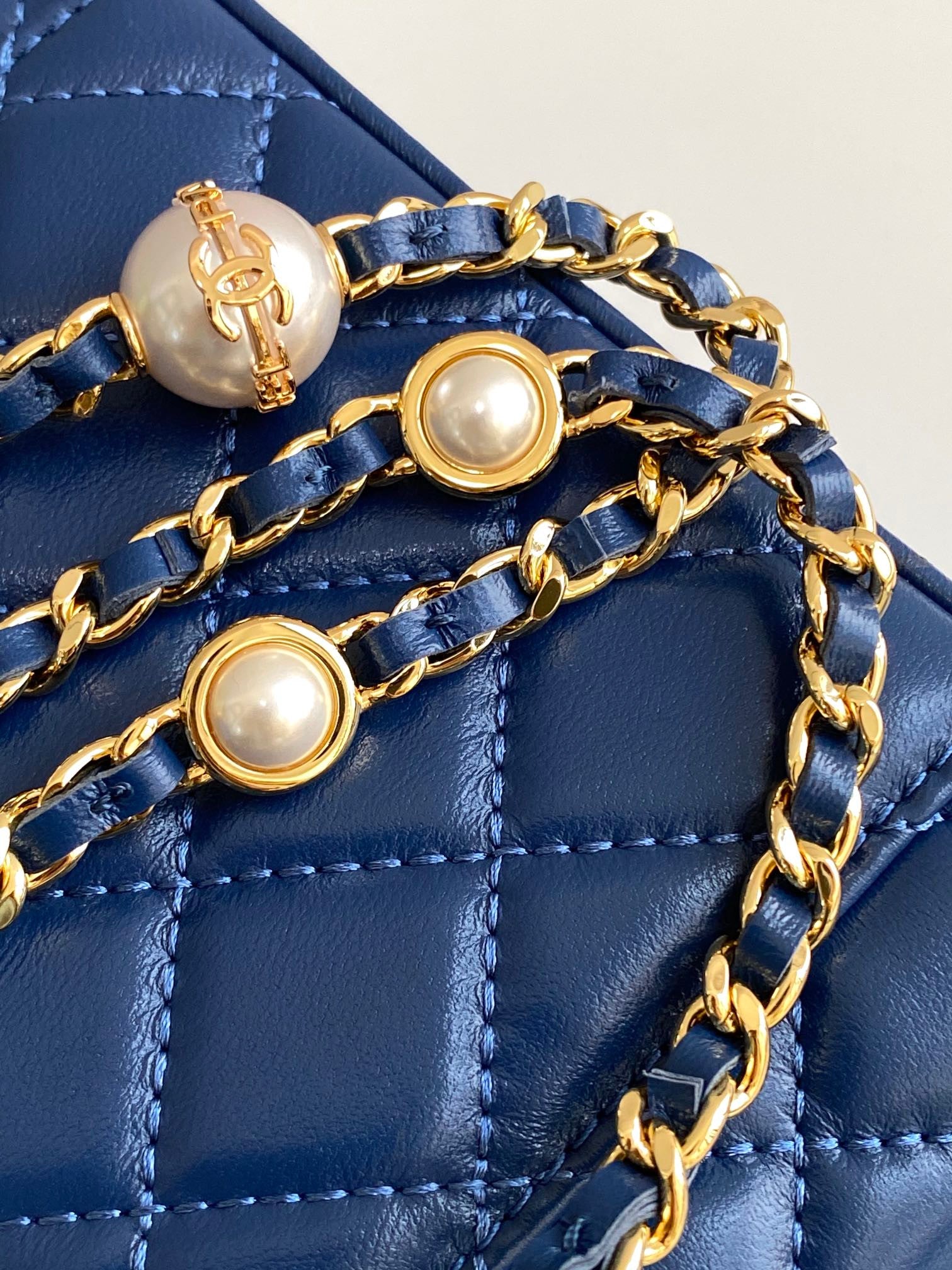 Chanel Vanity Bag in Blue