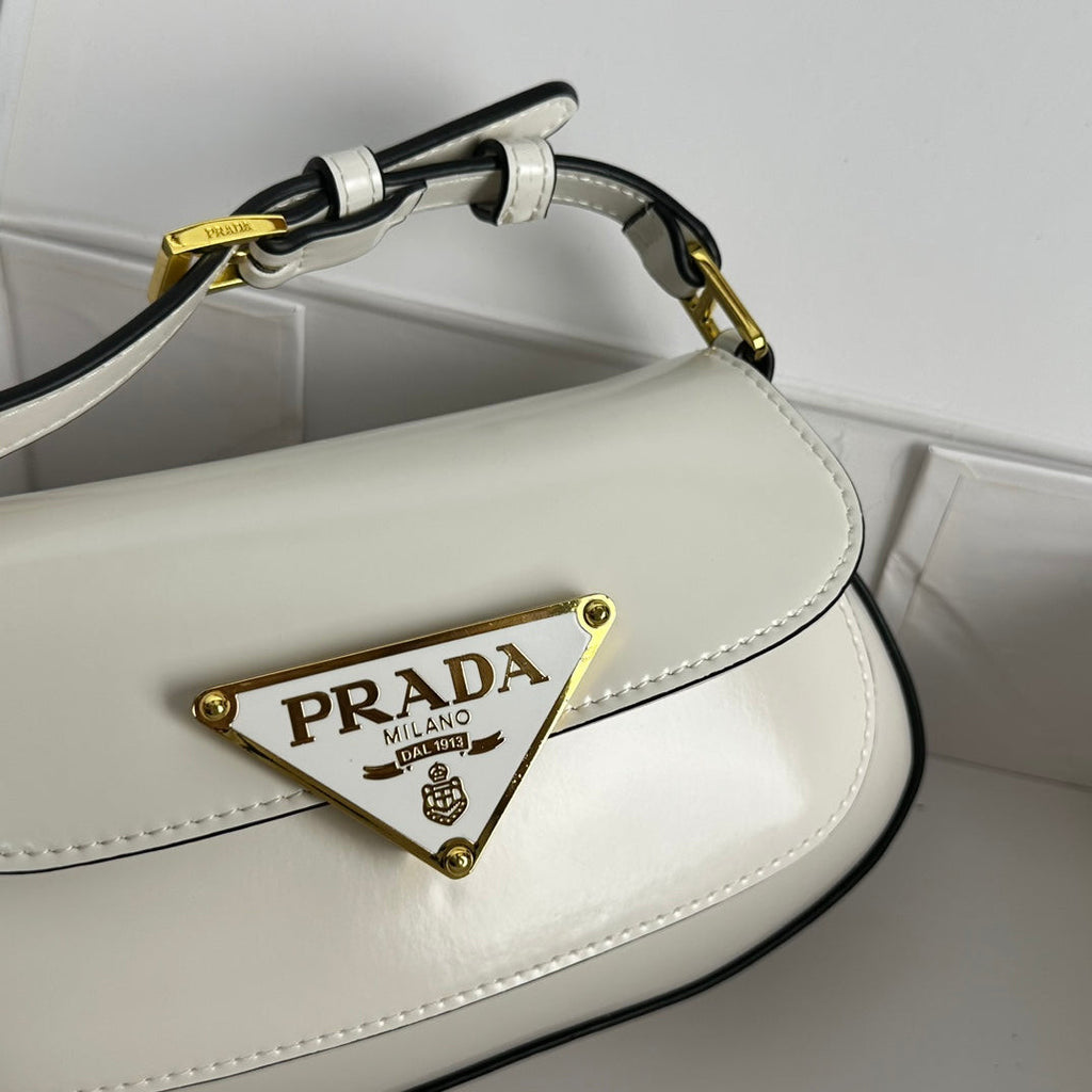Prada Shoulder Bag In White