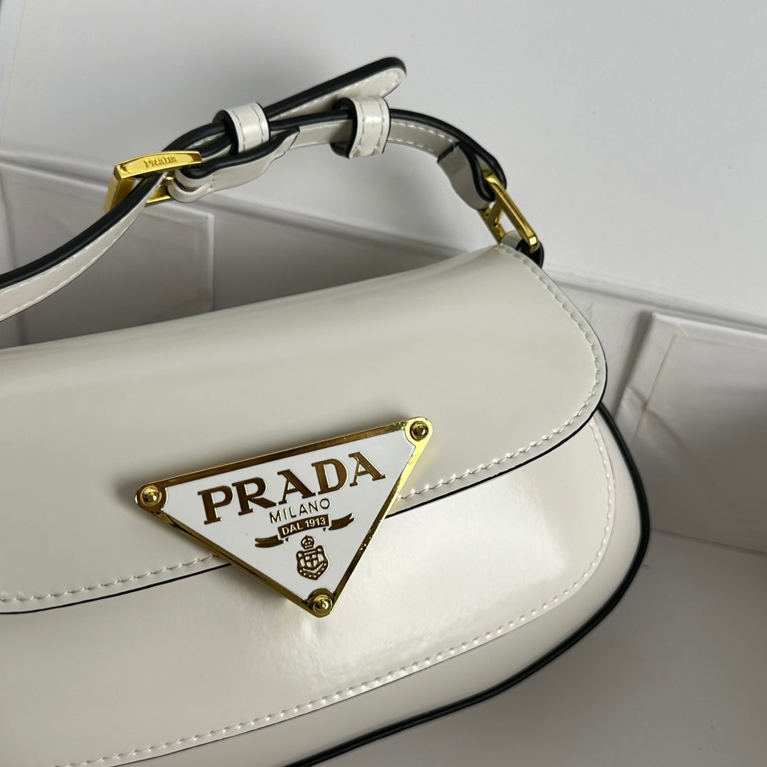 Prada Shoulder Bag In White