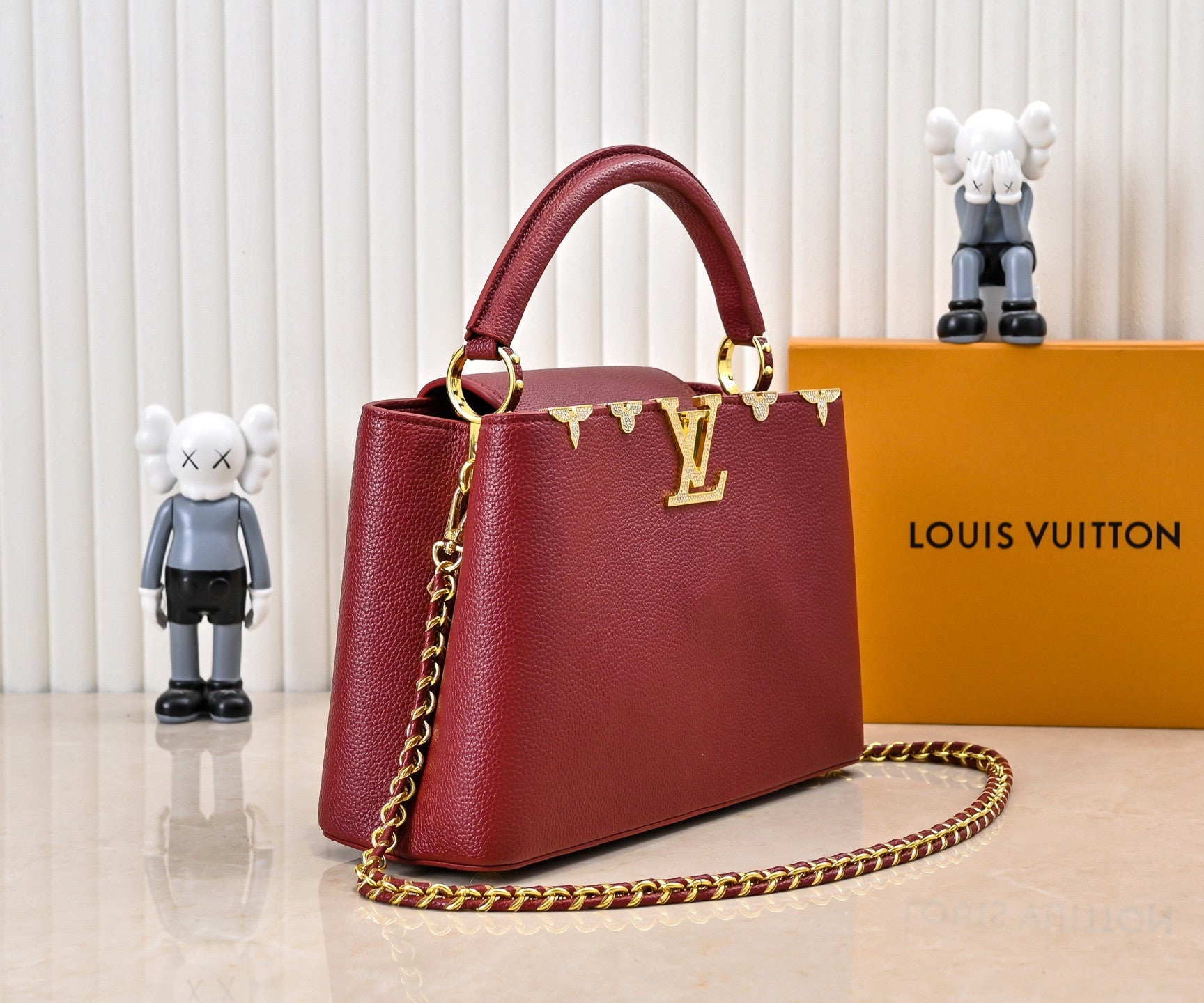 Louis Vuitton Capucines red