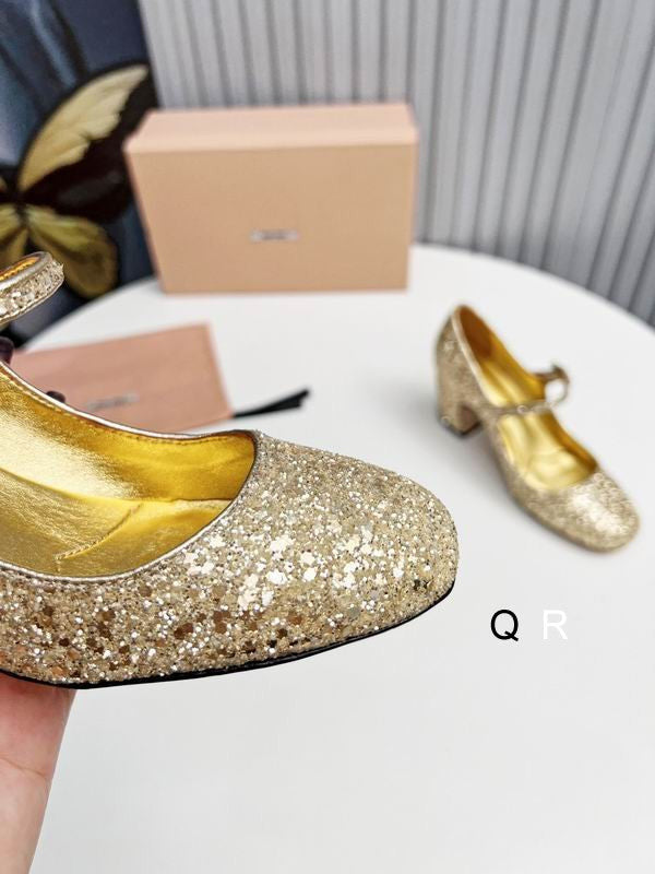 Pantofi cu toc Miu Miu