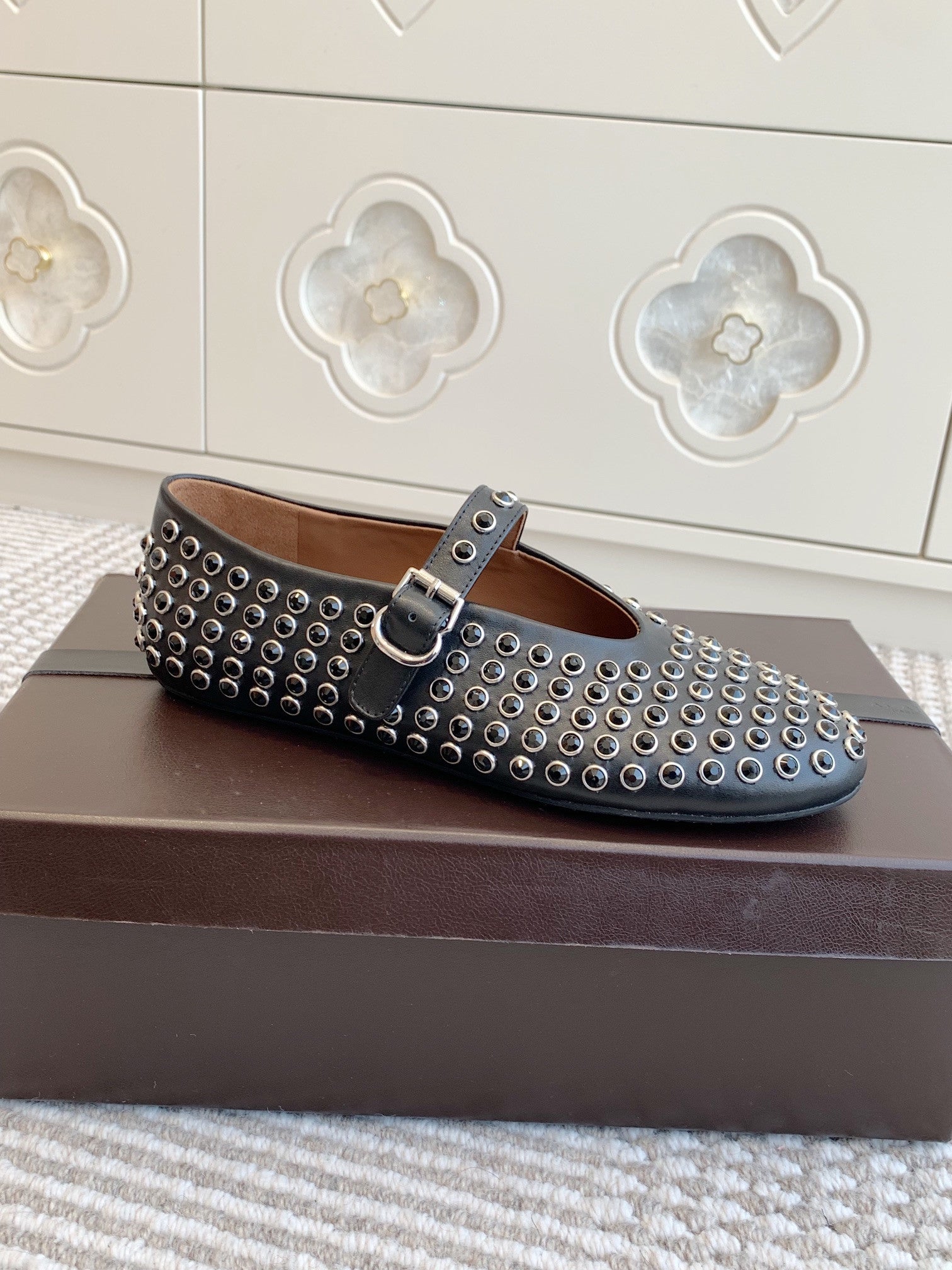 Alaia ballet shoes