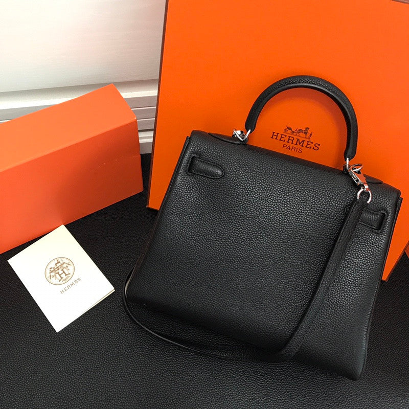 Geantă Hermes Kelly Epsom Neagră 28