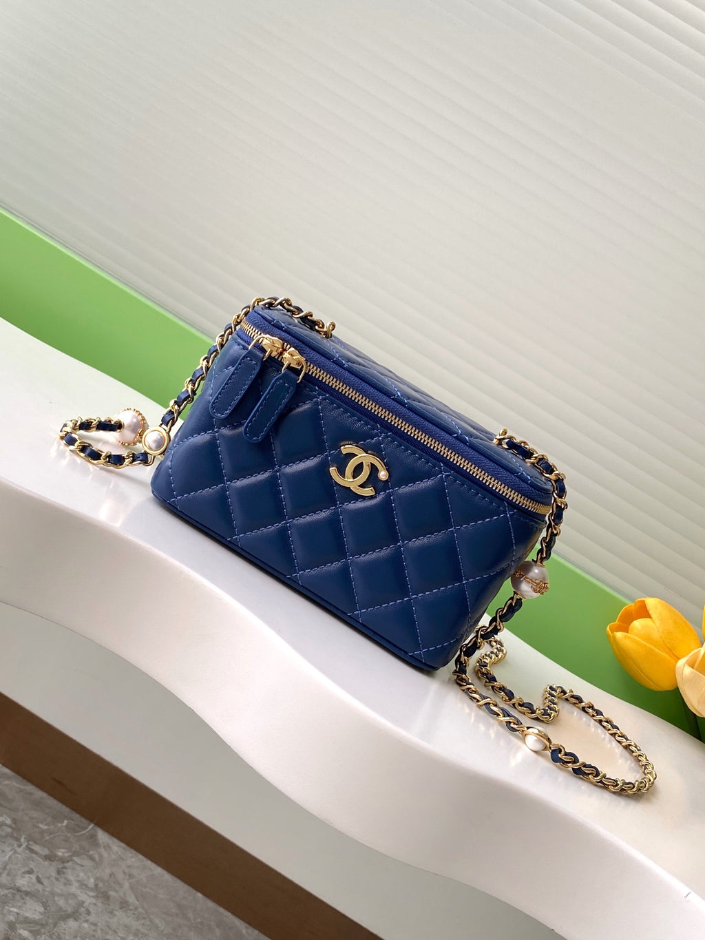 Chanel Vanity Bag in Blue