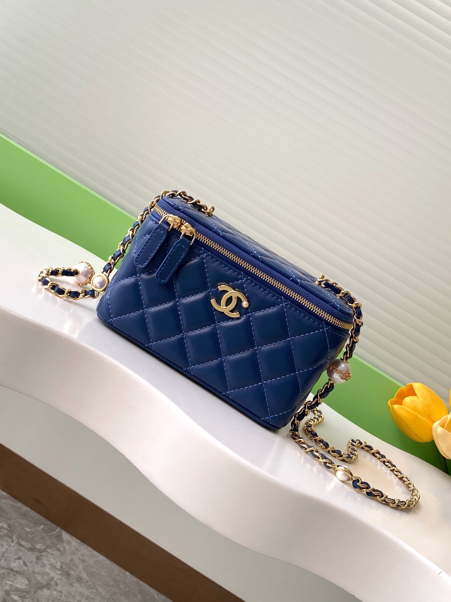 Chanel Vanity Bag in Blue