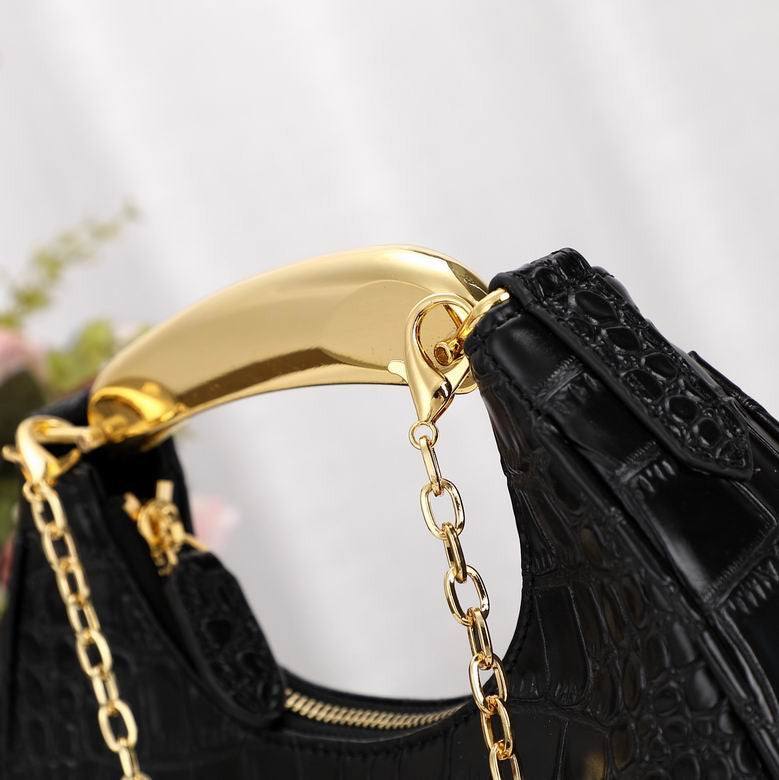 Tom Ford Mini Bianca croc embossed shoulder bag