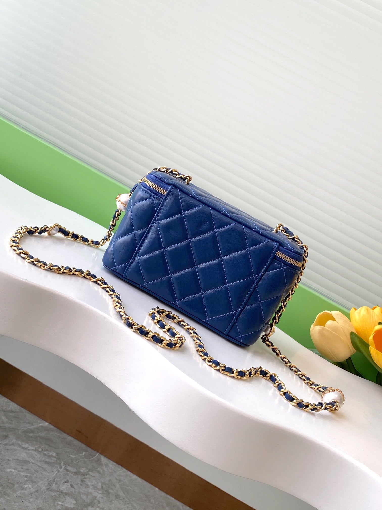 Chanel Vanity Bag in Blue