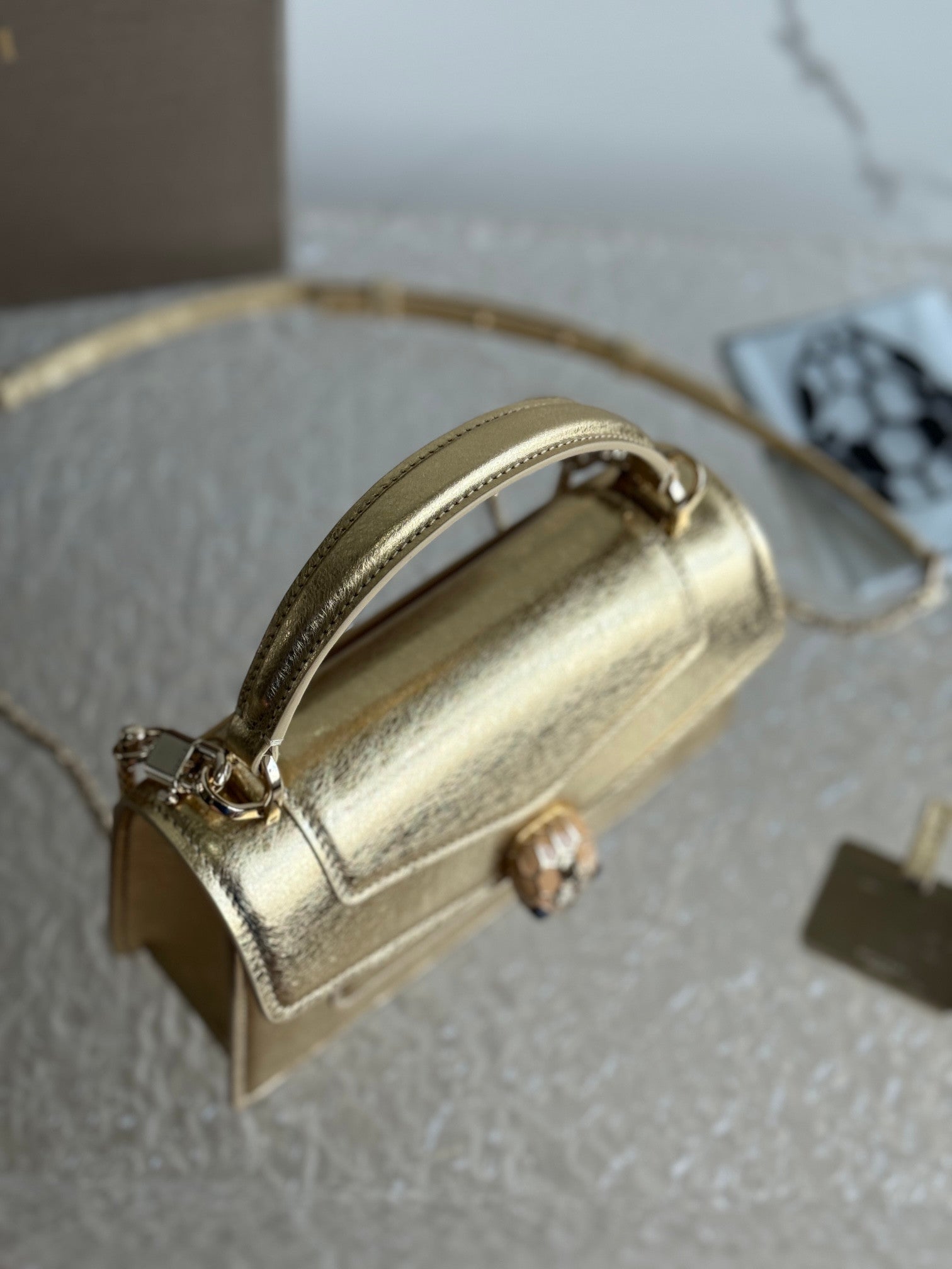 Bvlgari Serpenti Bag in gold