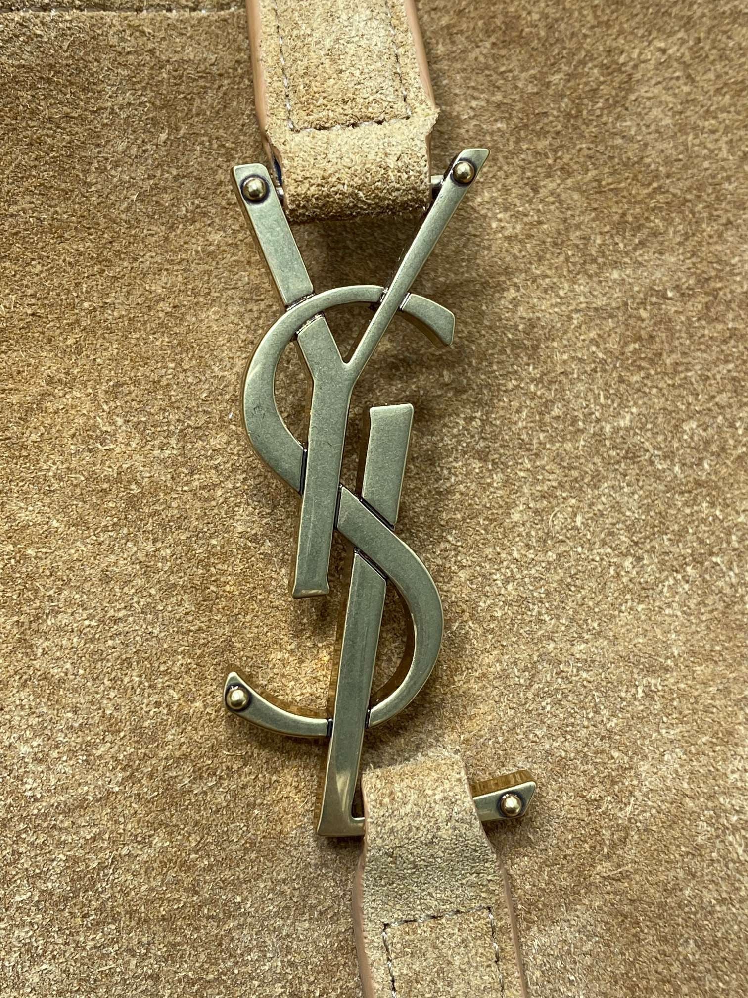 YSL Supple large in suede