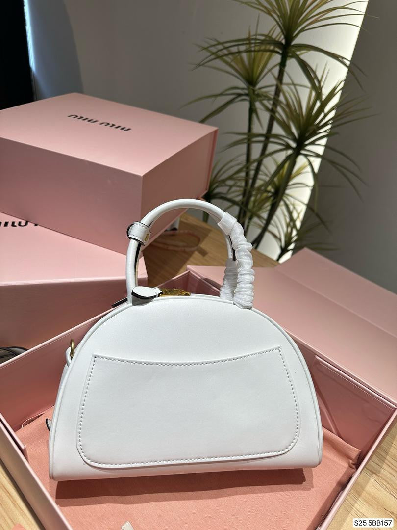 Miu Miu Patent Leather Top Handle Bag