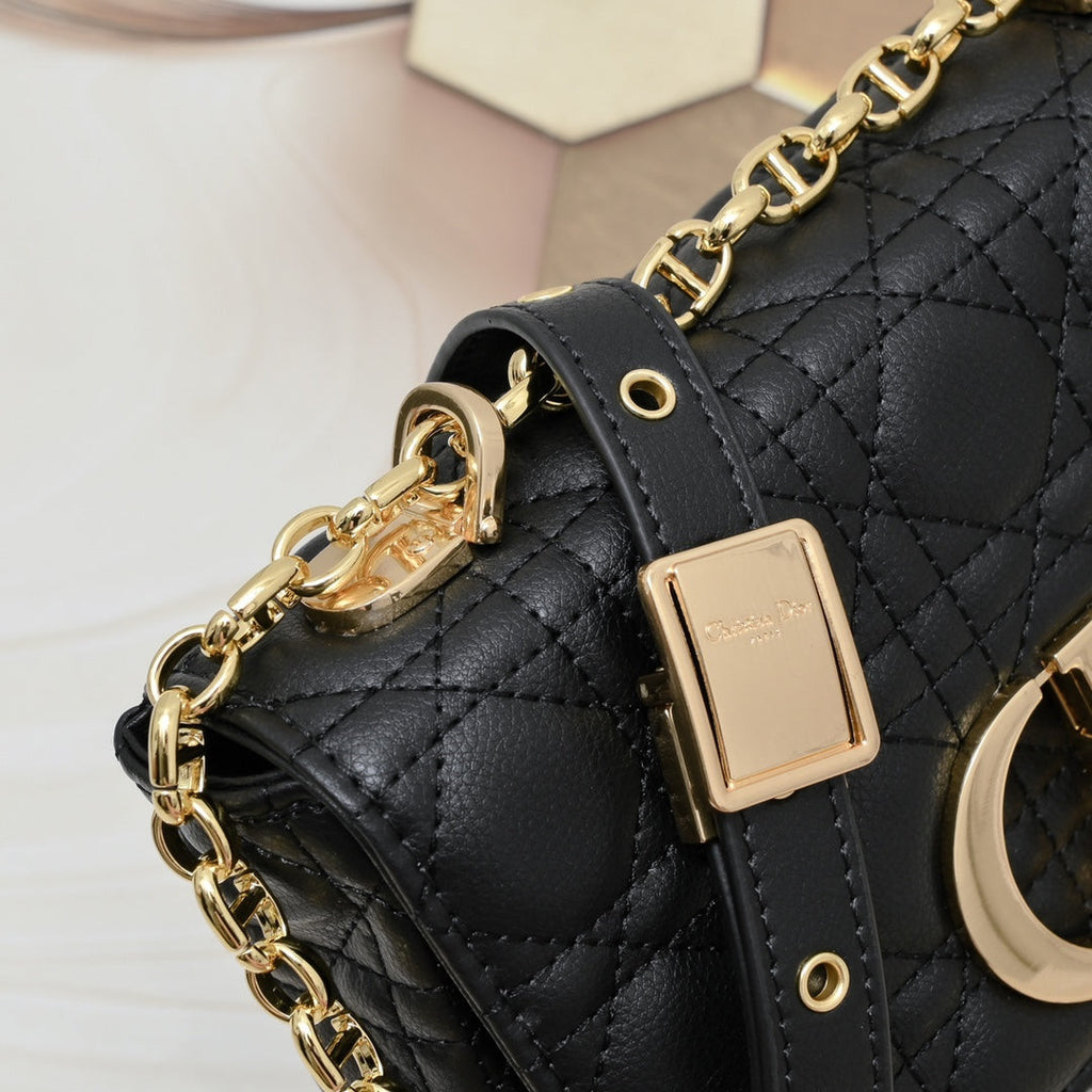 Dior Caro Bag In Black