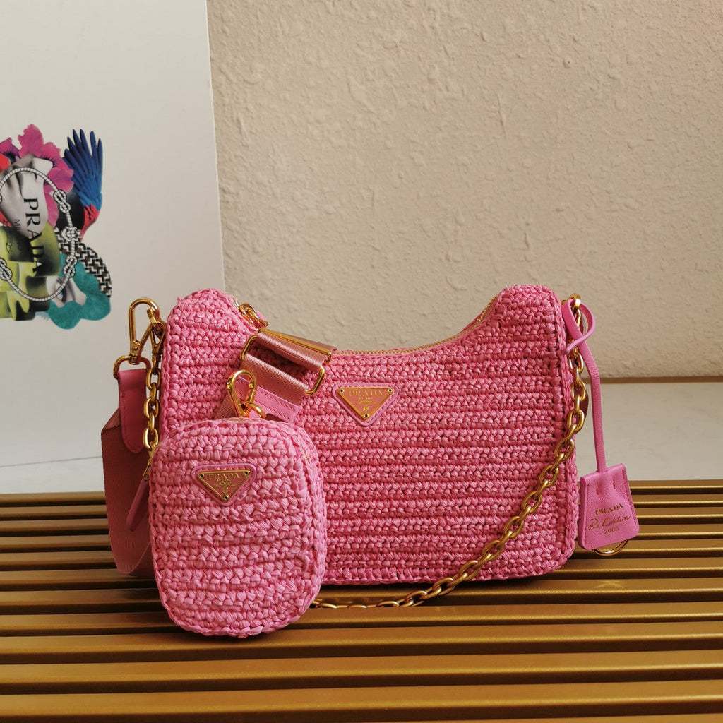 Prada Re-edition 2005 Raffia Bag
