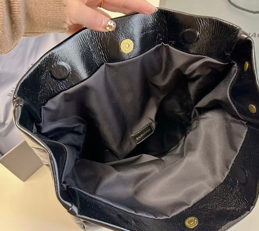 Balenciaga Monaco Chain Bag in Black