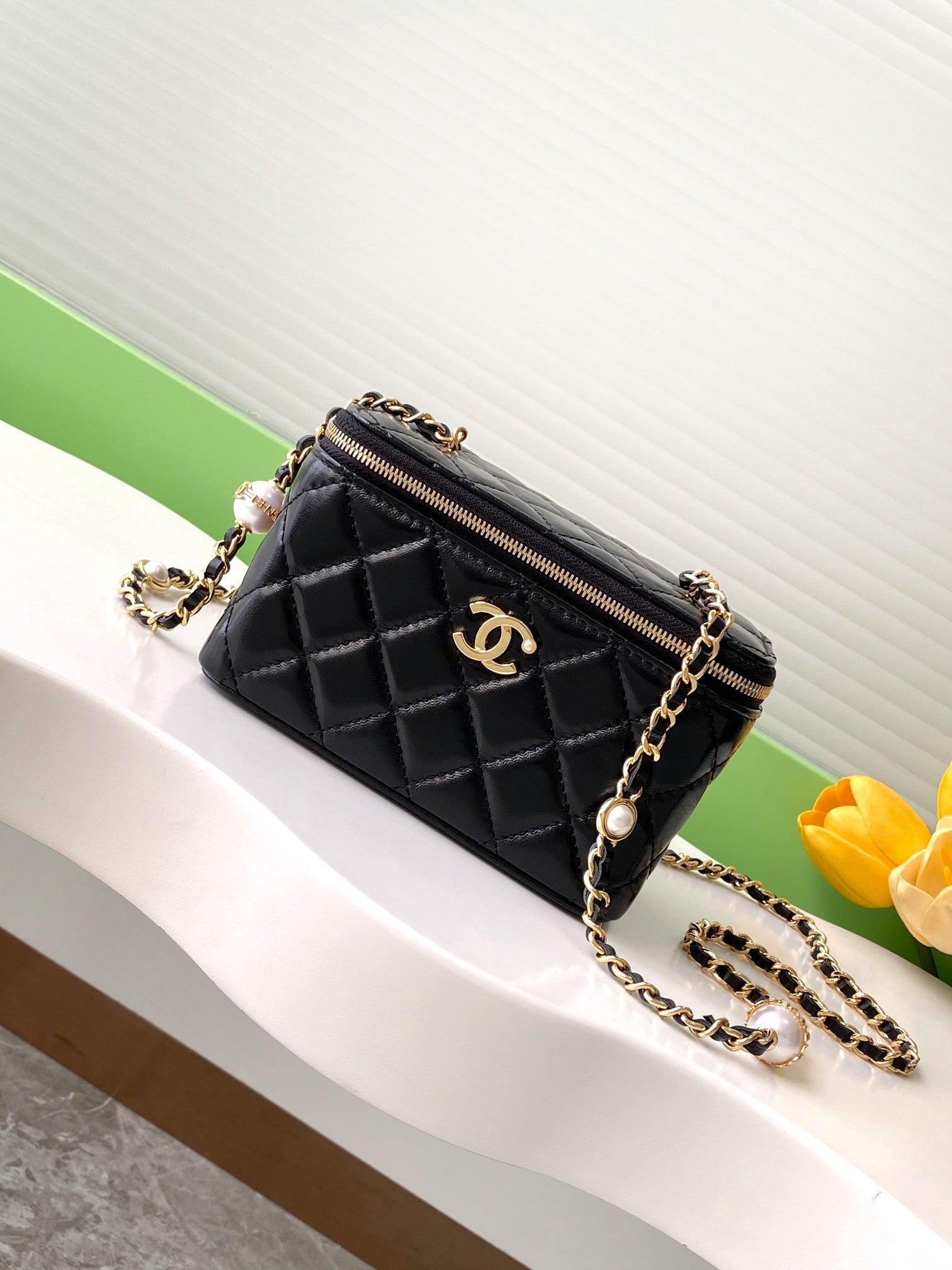 Chanel Handbag Leather Purse