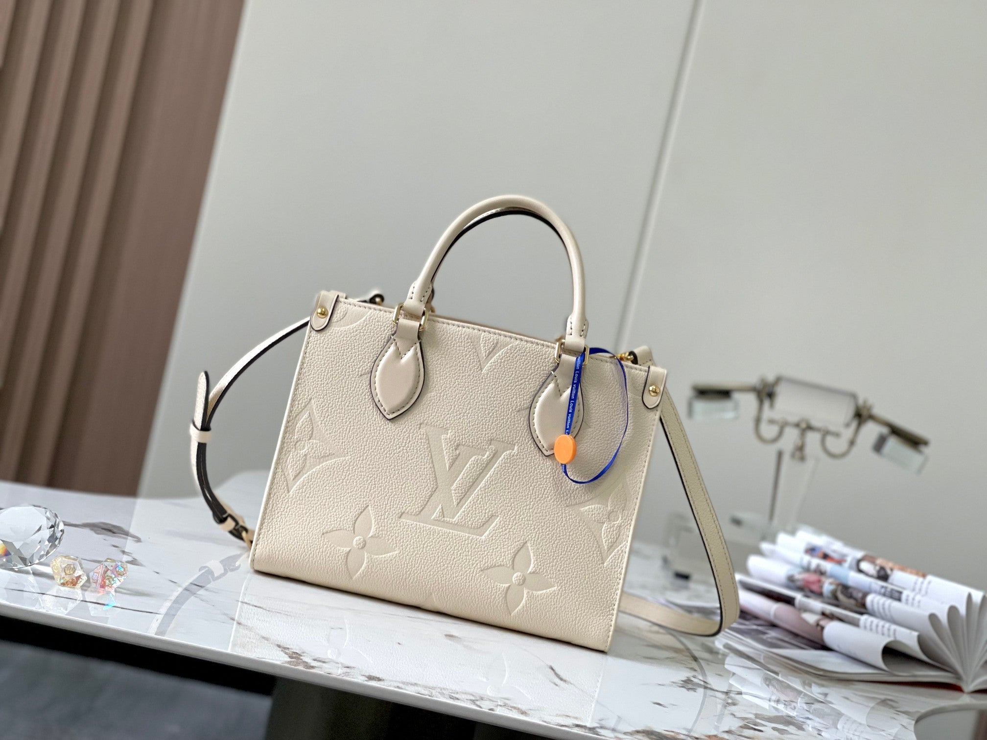 Louis Vuitton On-The-Go white