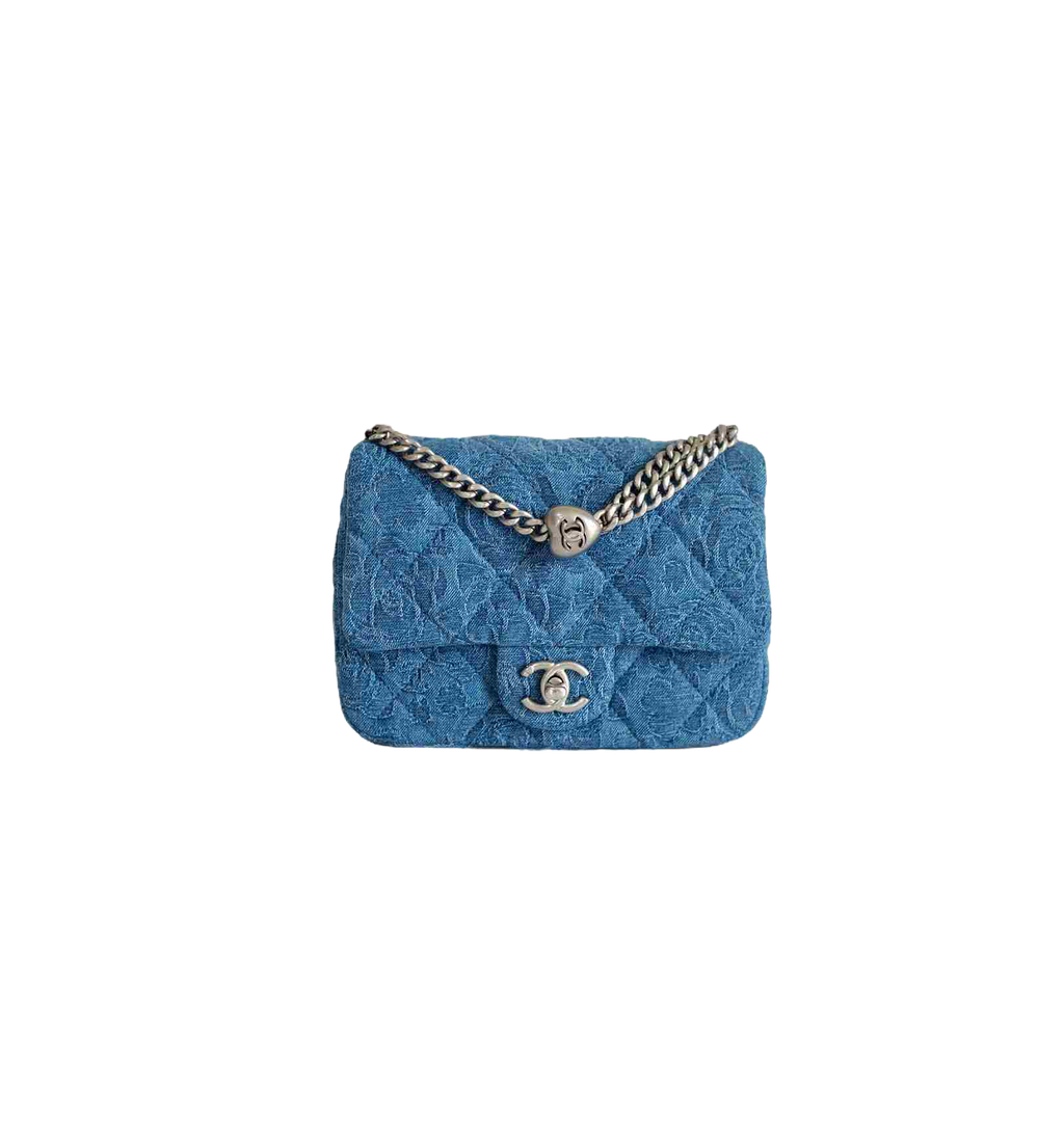 Chanel Mini Square Sweetheart Denim