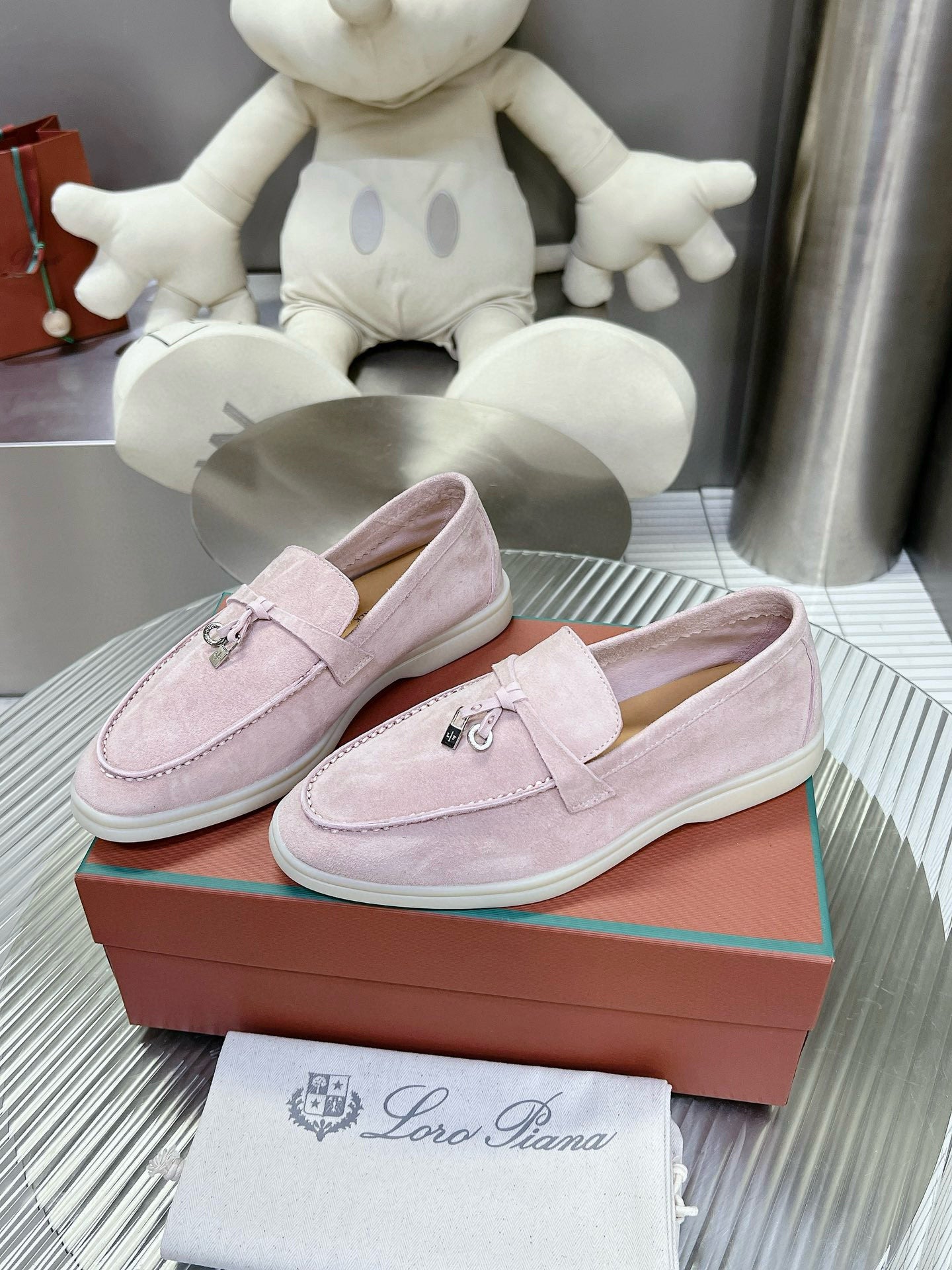 Loro Piana shoes pink