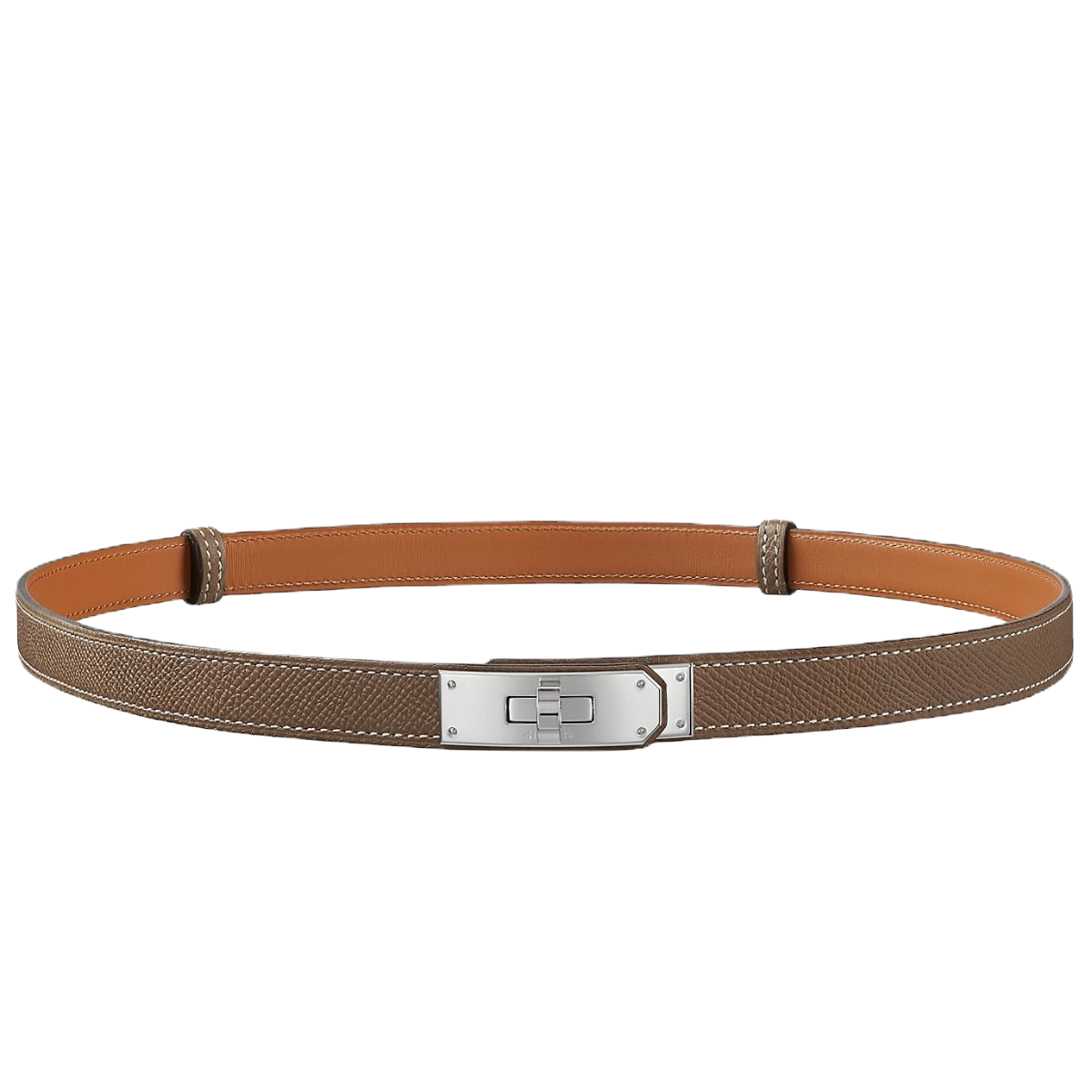 Hermes Kelly 18 Belt In Taupe Epsom Leather