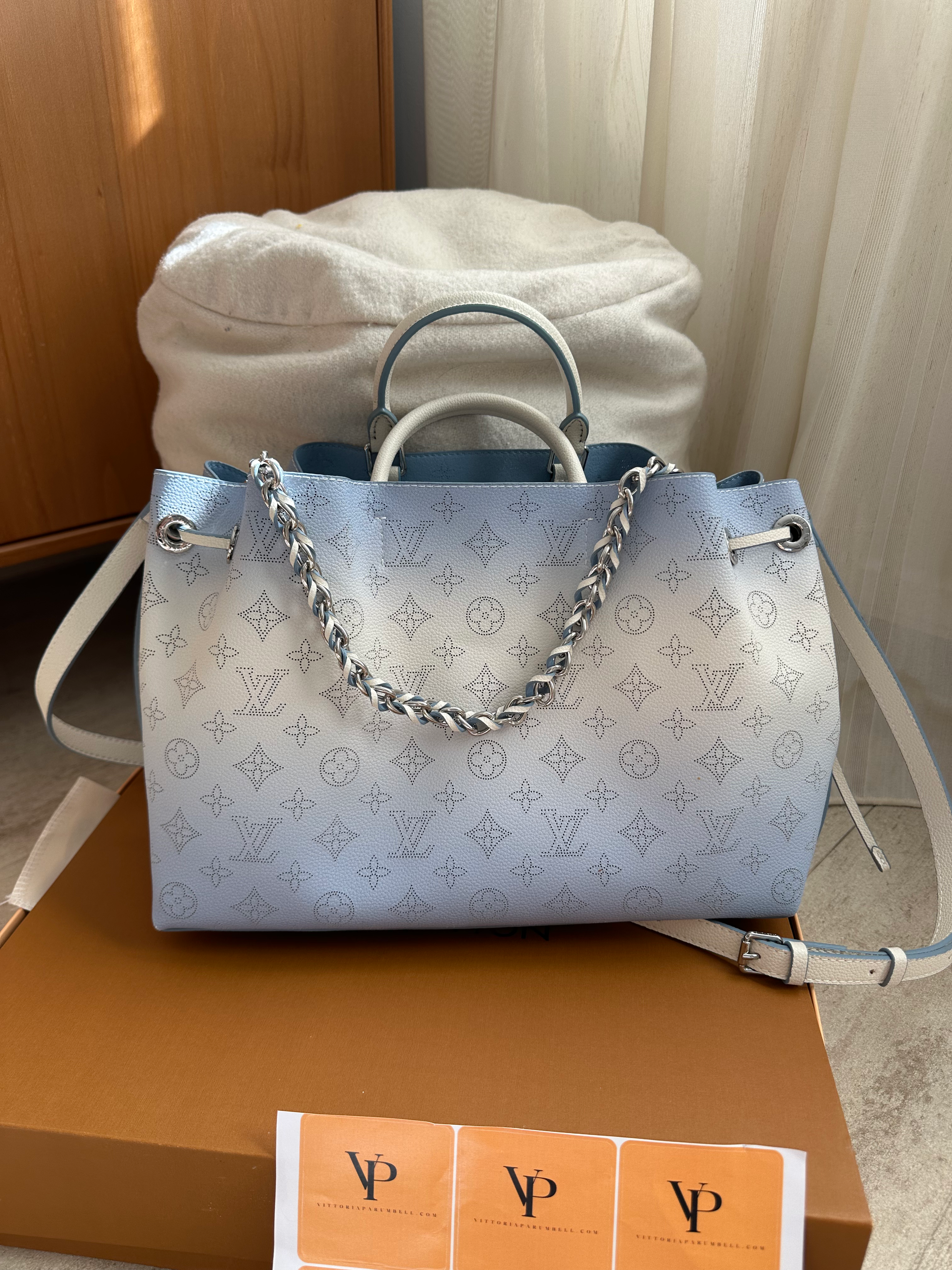 Louis Vuitton tote bag blue