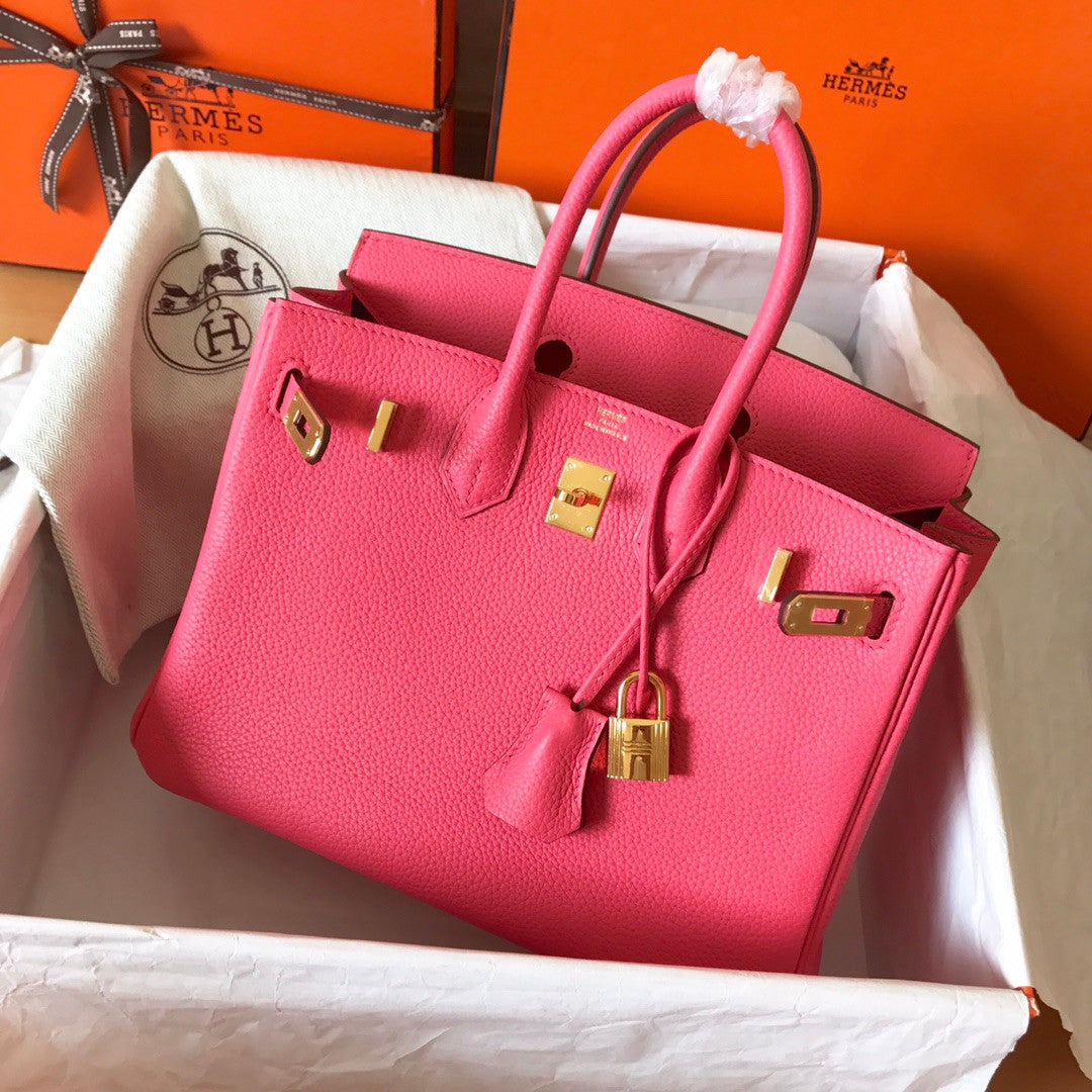Hermes Birkin In Rose Mexico Leather