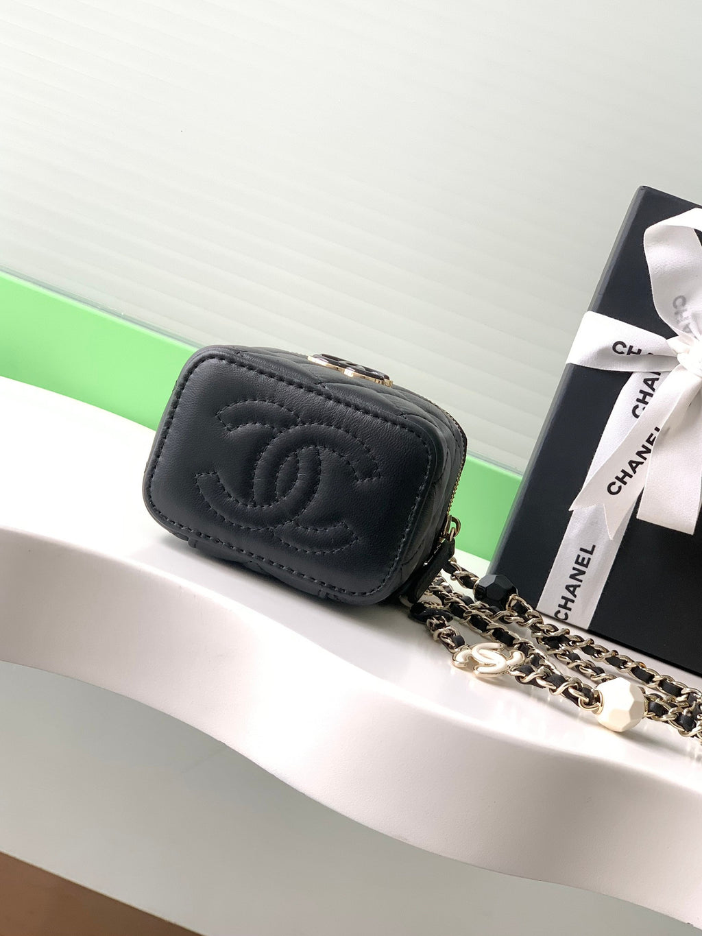 Chanel Box Mini Black Bag
