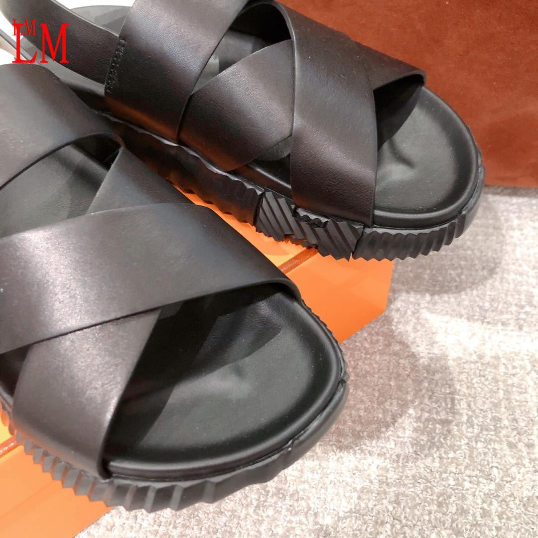 Sandals Hermes black
