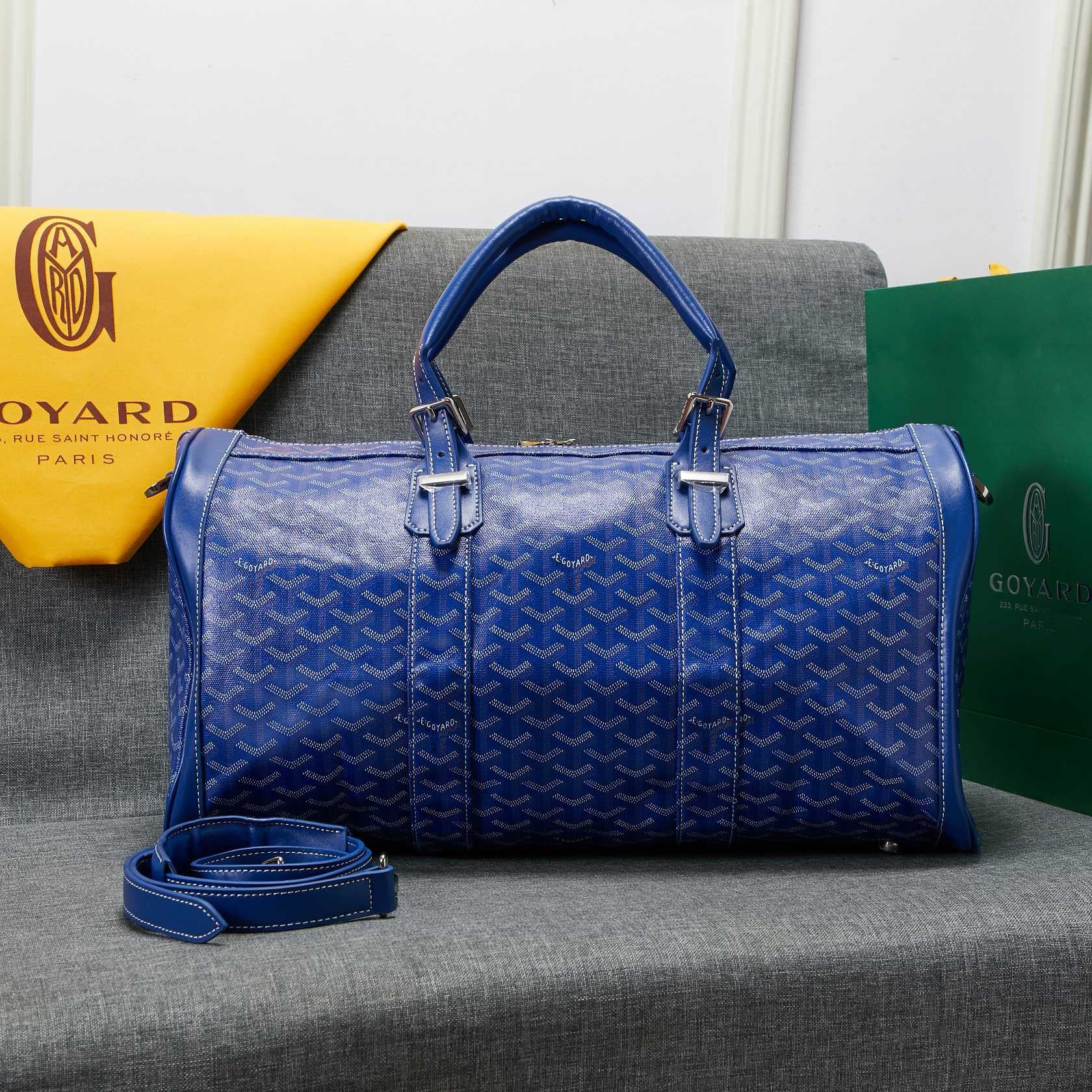 Goyard Croisière Leather Travel Bag