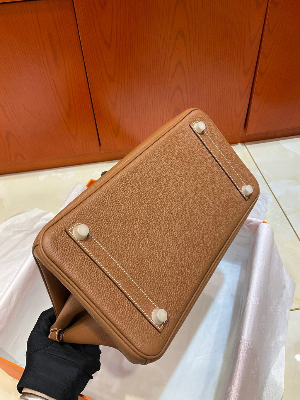 Hermes Birkin în aur