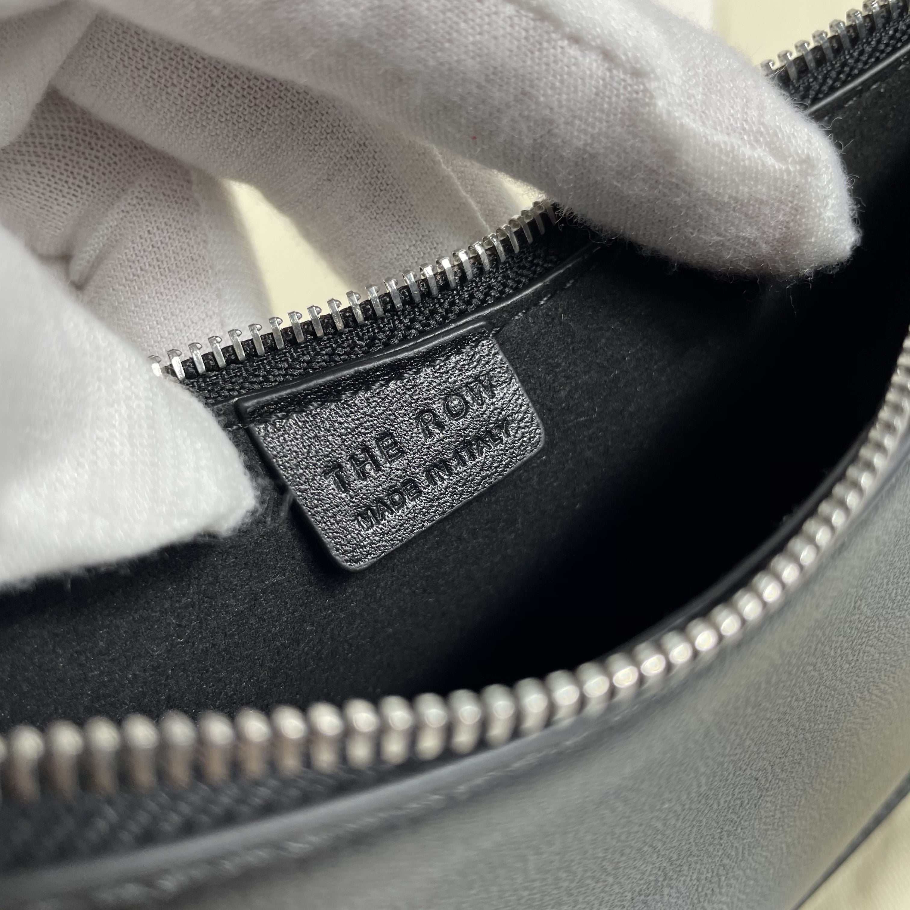 The Row Half Moon Bag in Leather