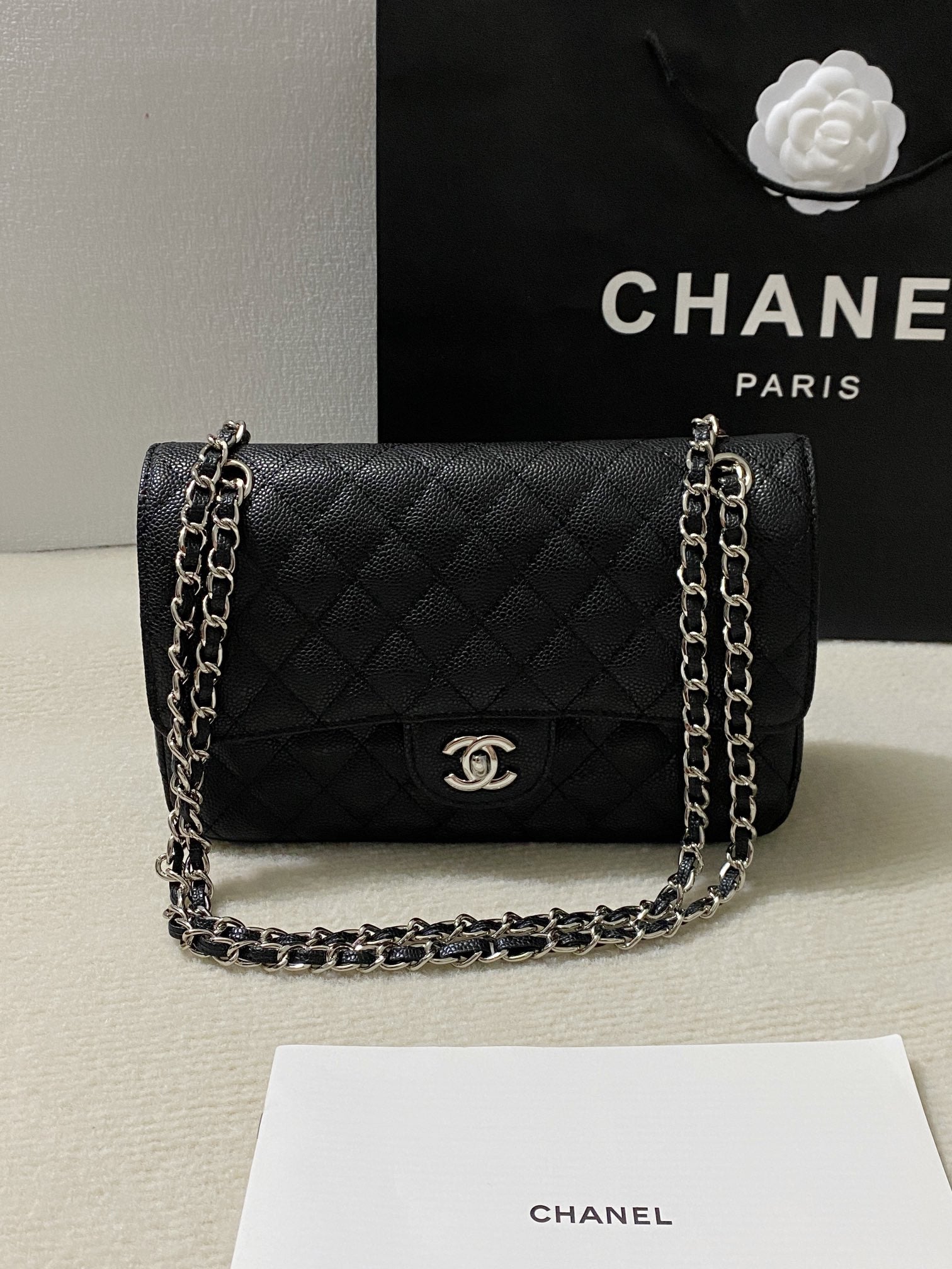 Chanel caviar classic bag