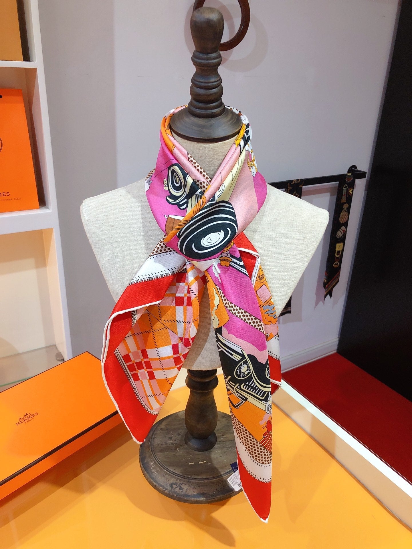 Hermes scarf silk