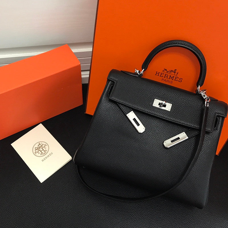 Geantă Hermes Kelly Epsom Neagră 28