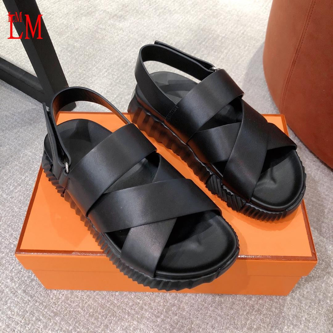 Sandals Hermes black
