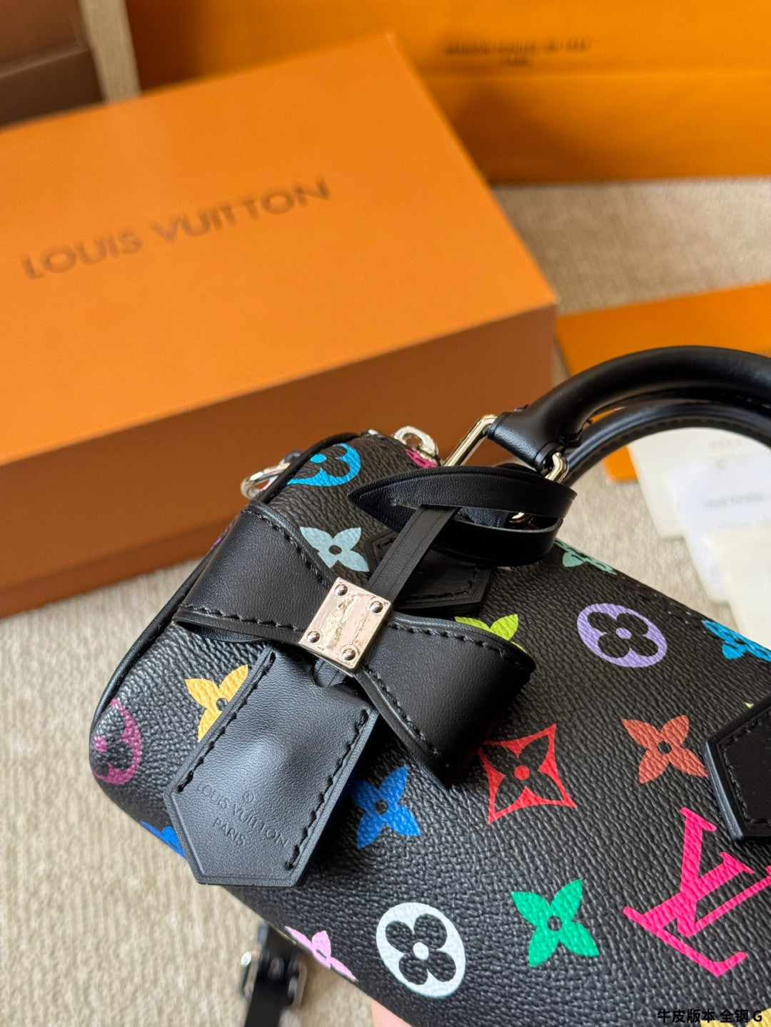 LV Murakami black bag