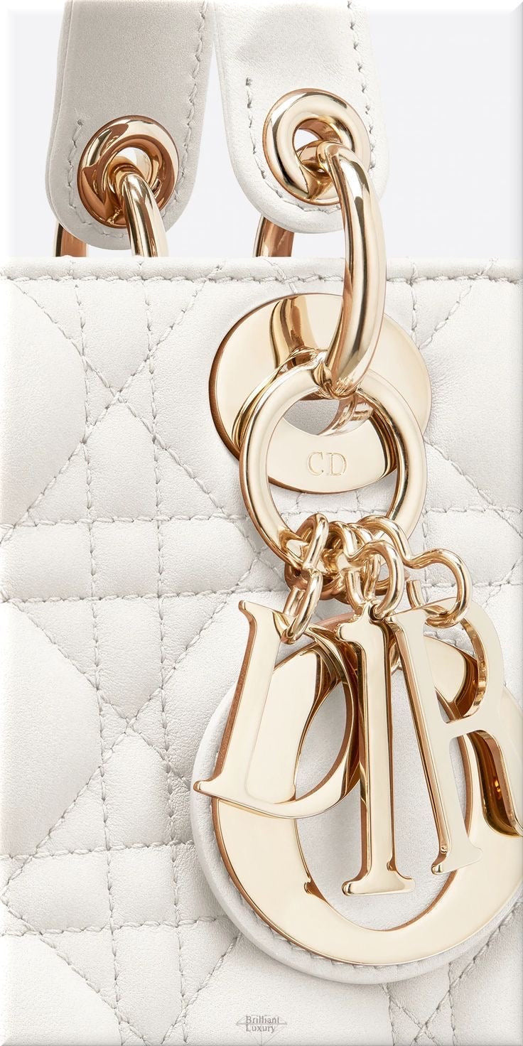 Lady Dior Bag In White