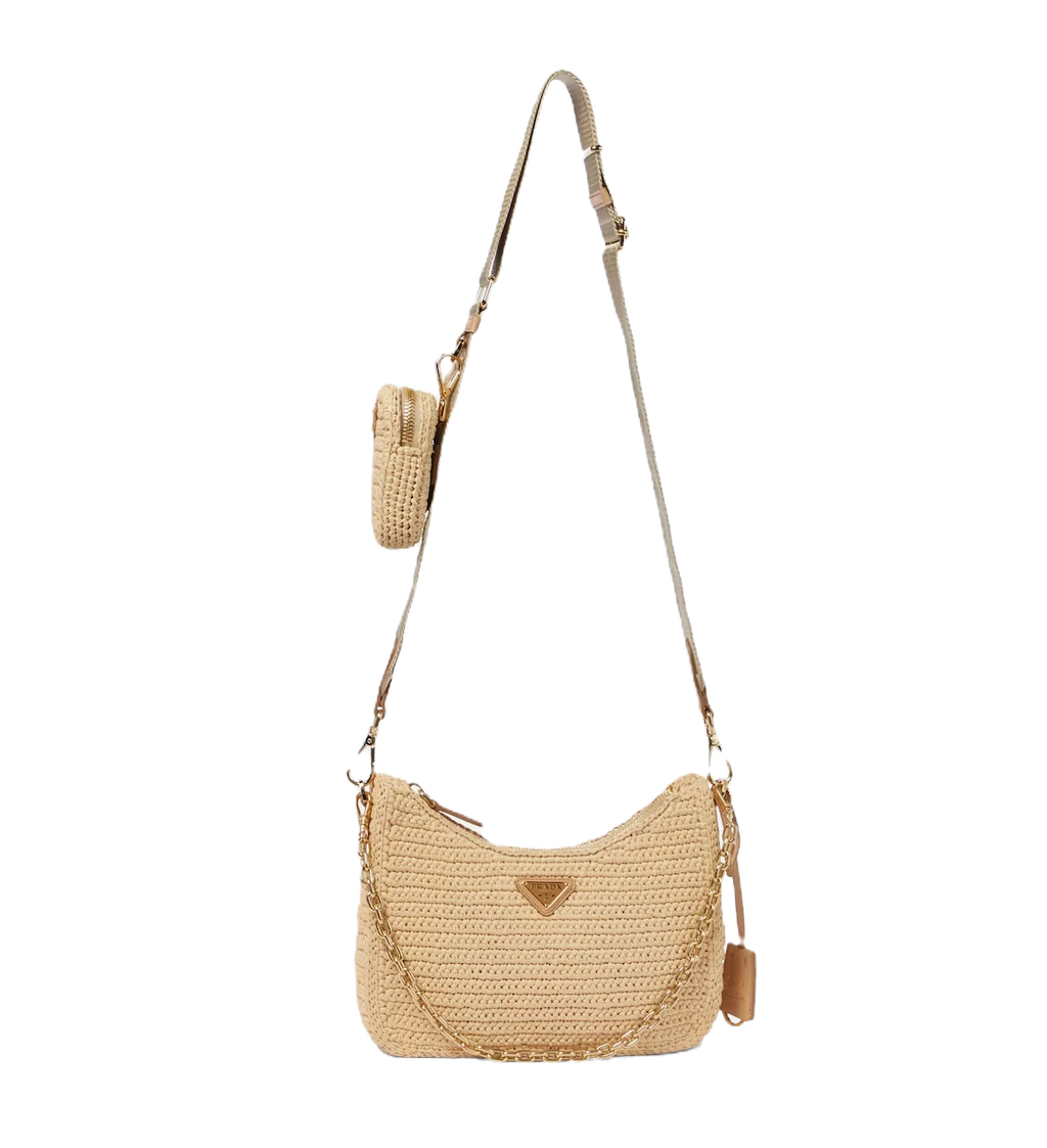 Prada Re-edition 2005 Raffia Bag
