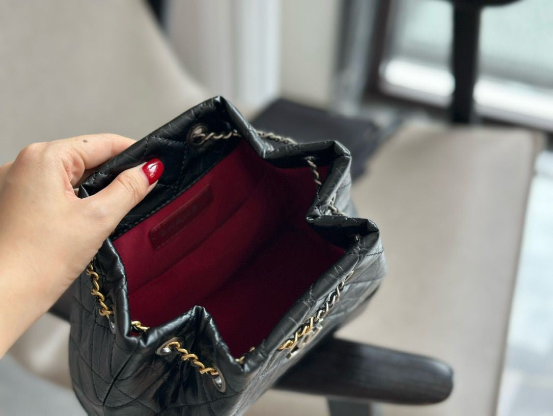 Chanel Leather Backpack