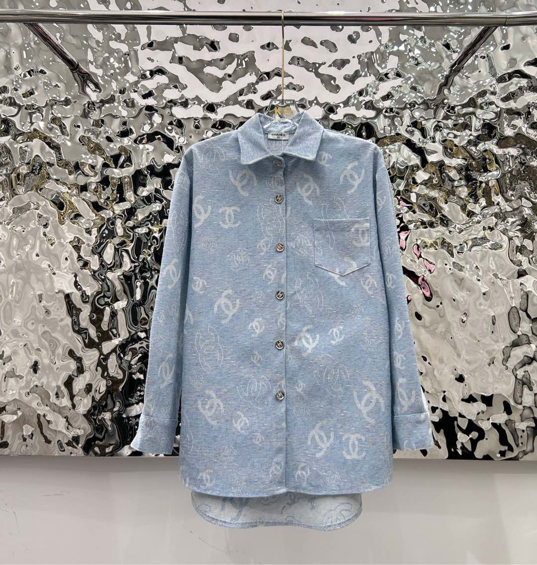 Chanel denim blouse