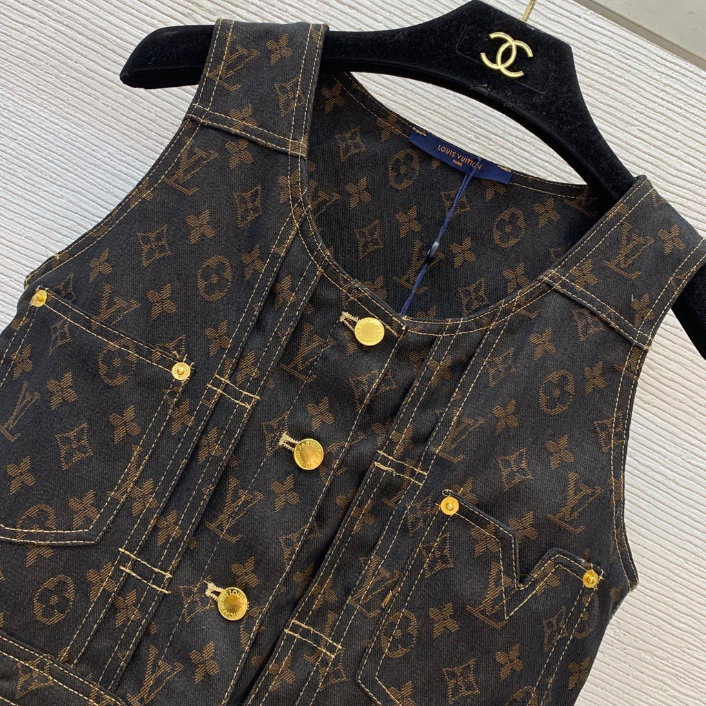 LV denim dress