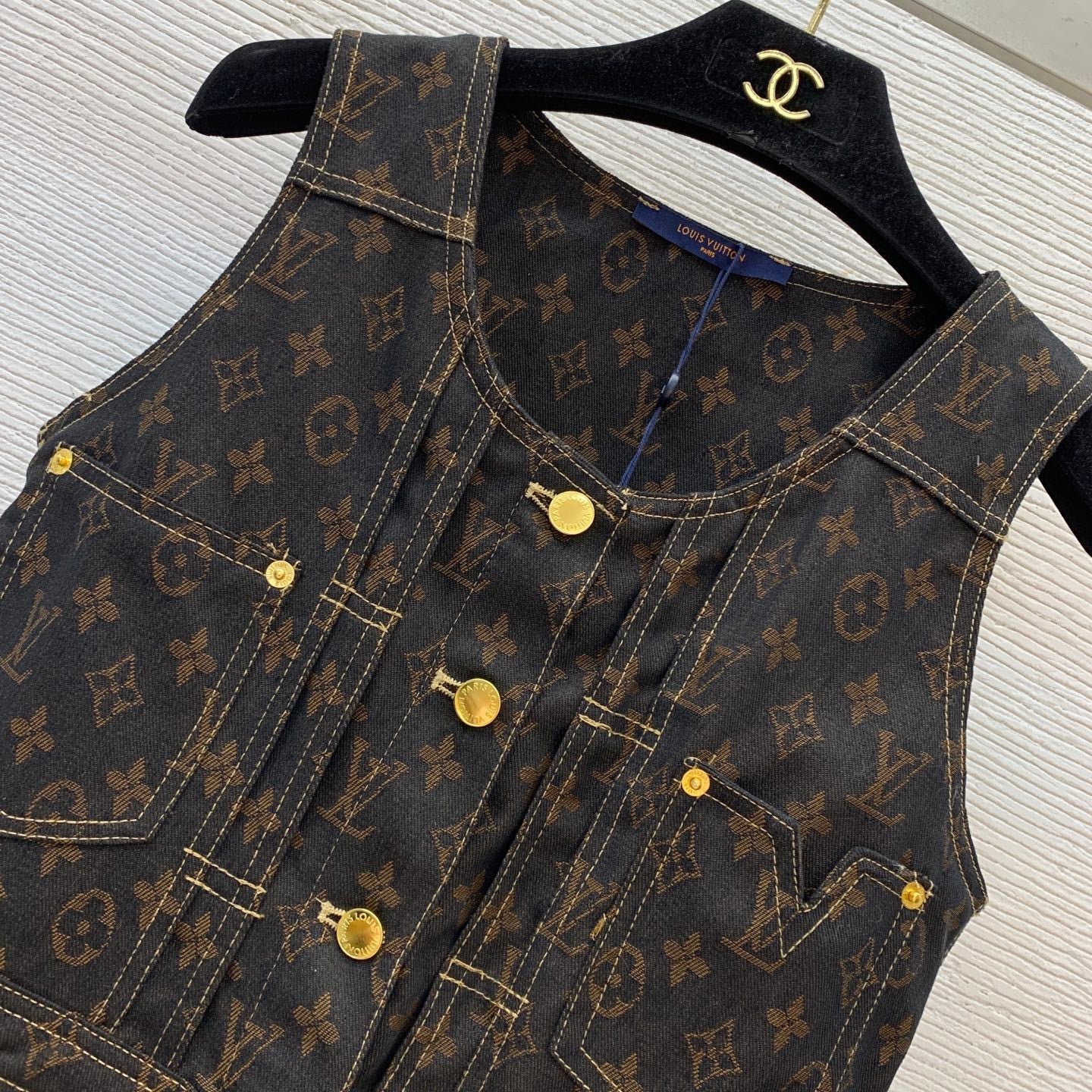 LV denim dress