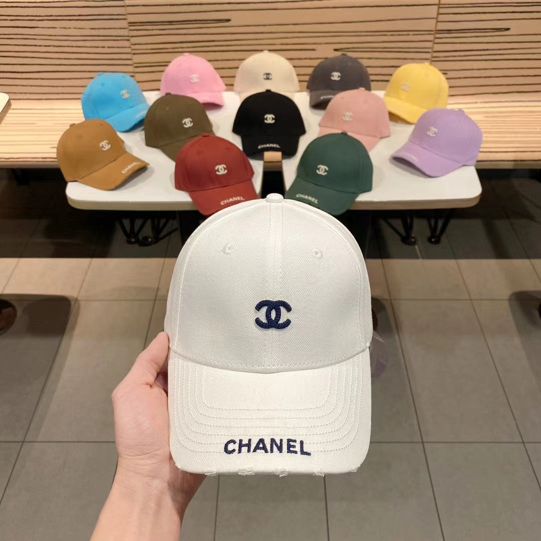 Chanel cap white